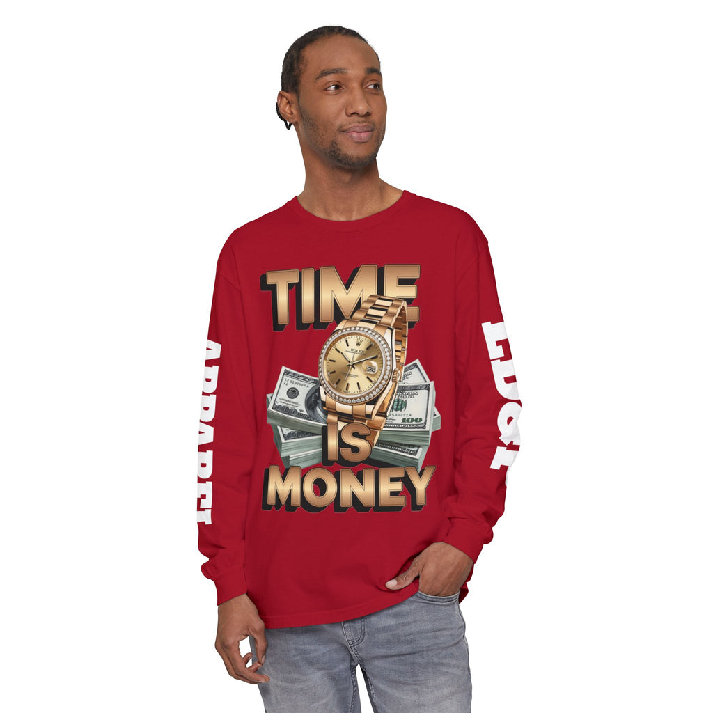 Long Sleeve T-Shirt Time is MONEY Design