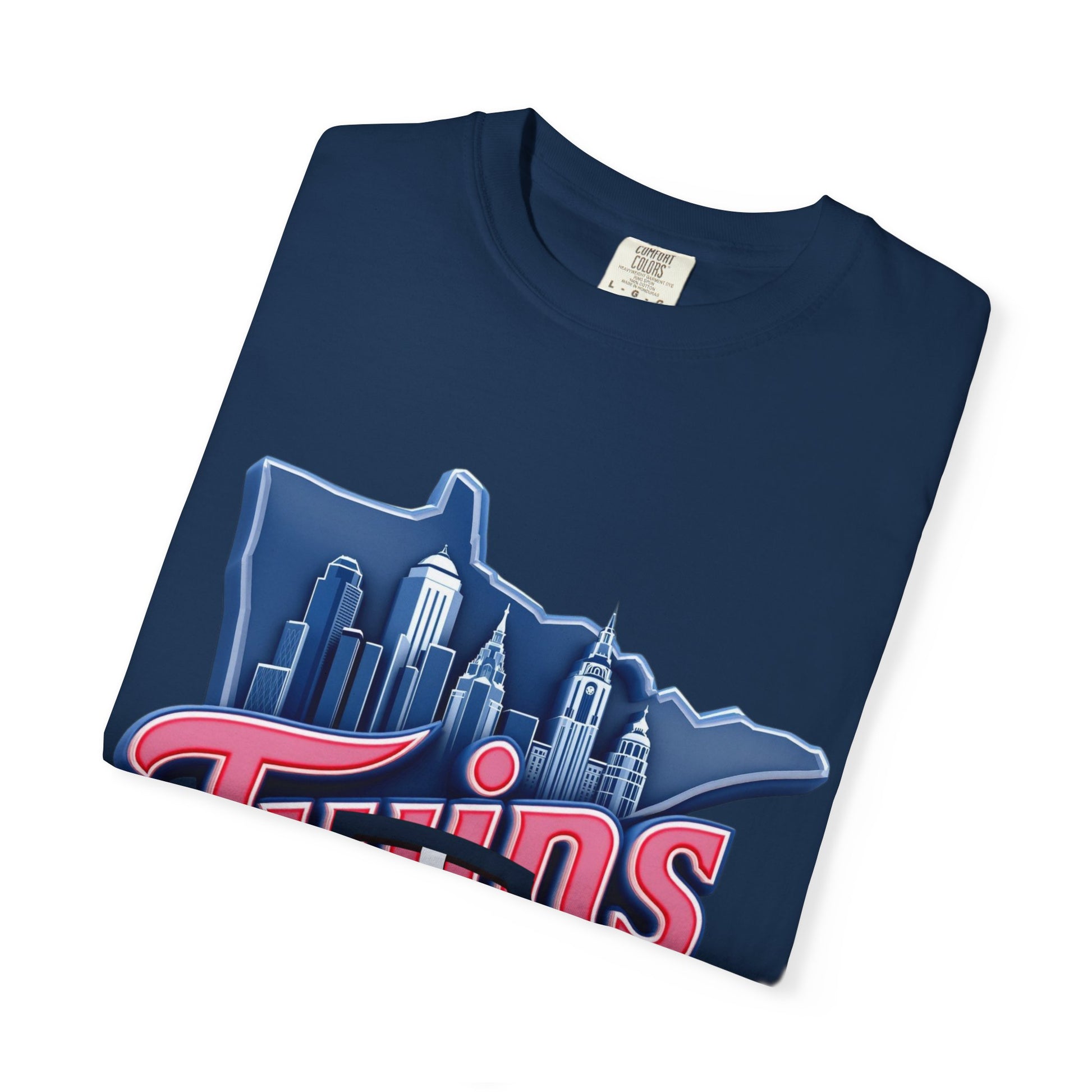 Twin City Unisex T-Shirt, Sporty Tee for Fans, Garment-Dyed Shirt, Perfect for Game Day, Show Your Team Spirit!