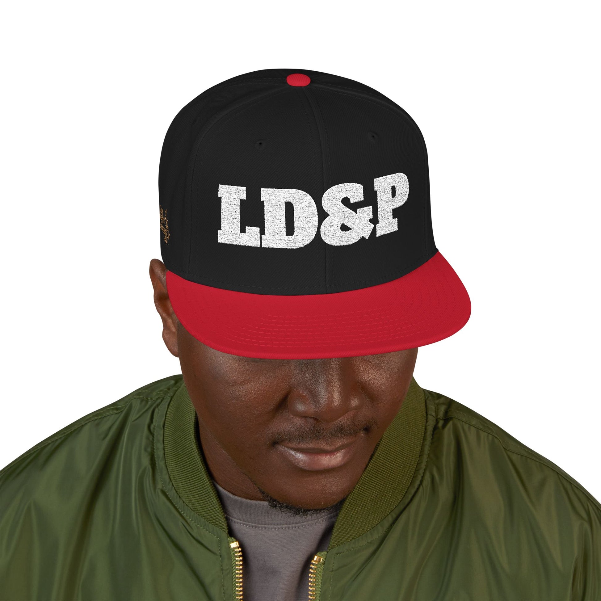 Embroidered Snapback Cap - LD&P Apparel Design 2