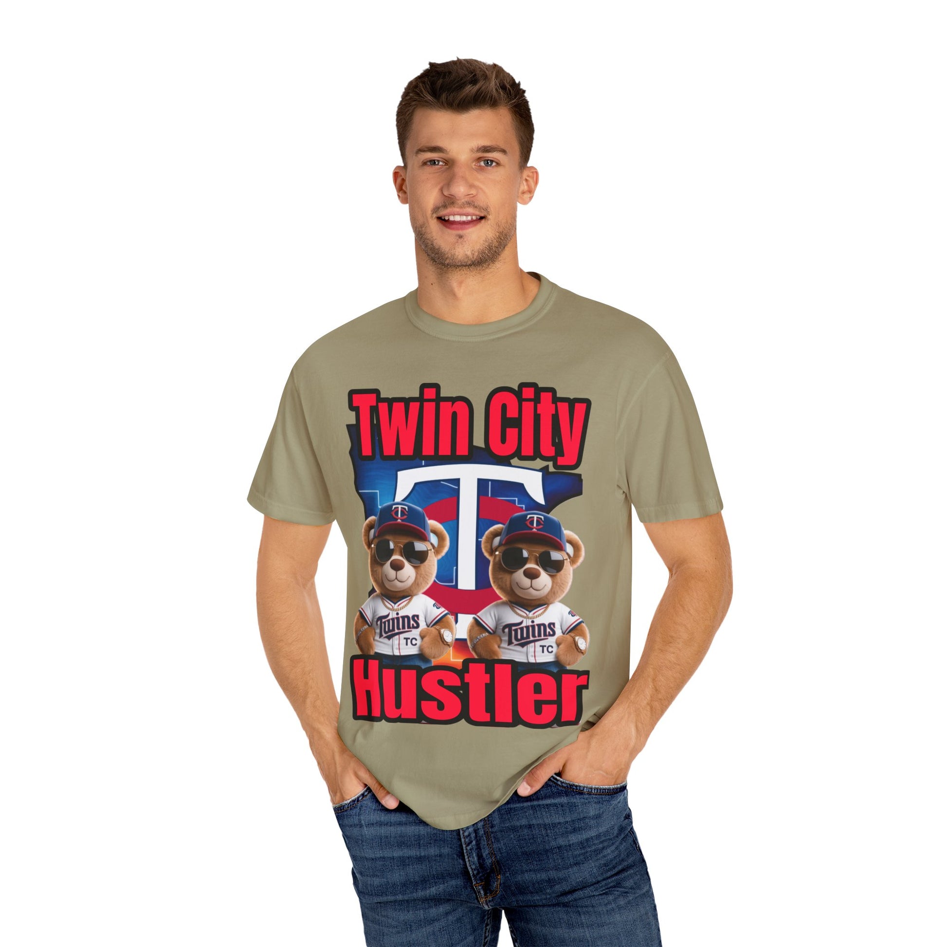Hustler Garment-Dyed T-shirt - Twin City LD&P Apparel Design