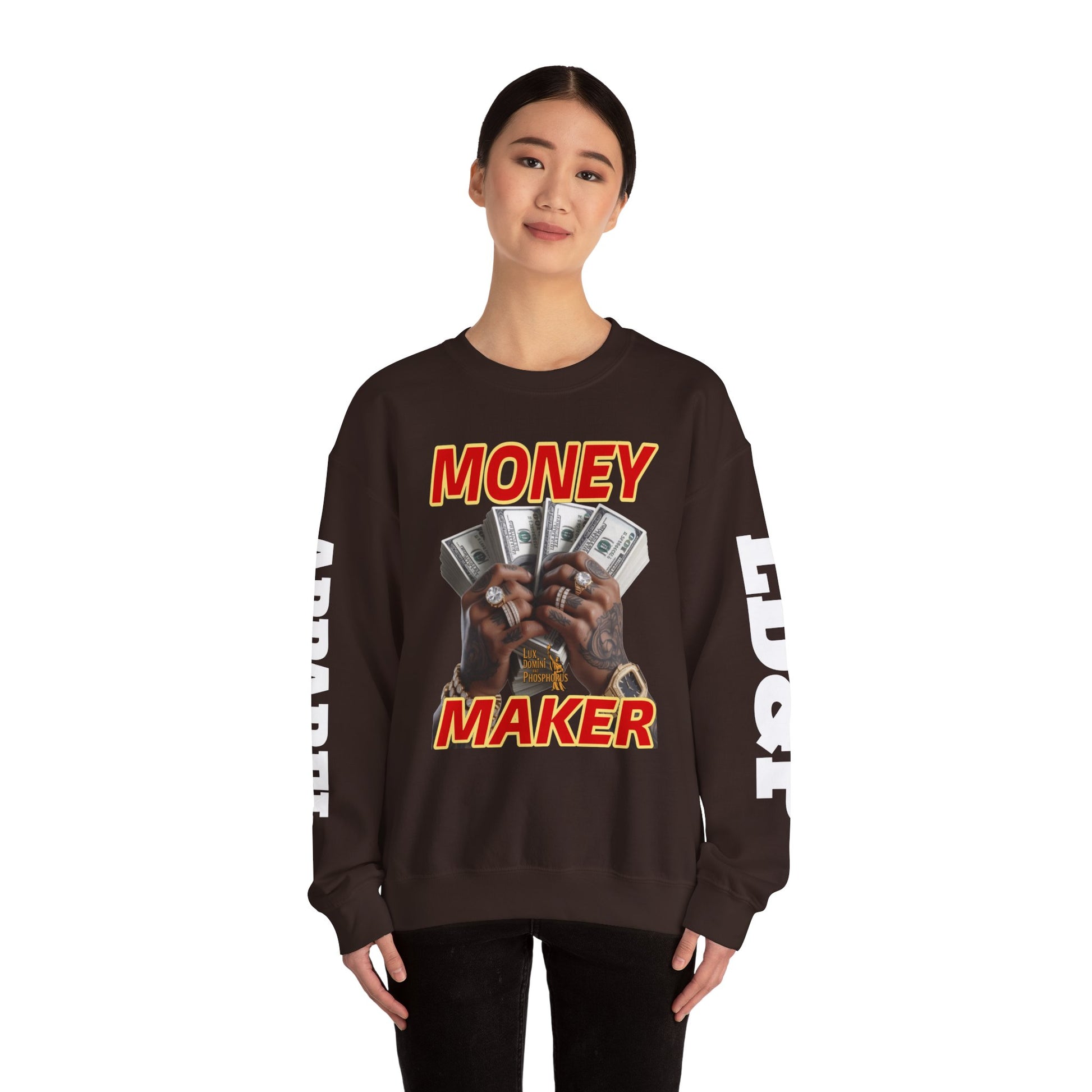 Money Maker Unisex Sweatshirt - LD&P APPAREL Design