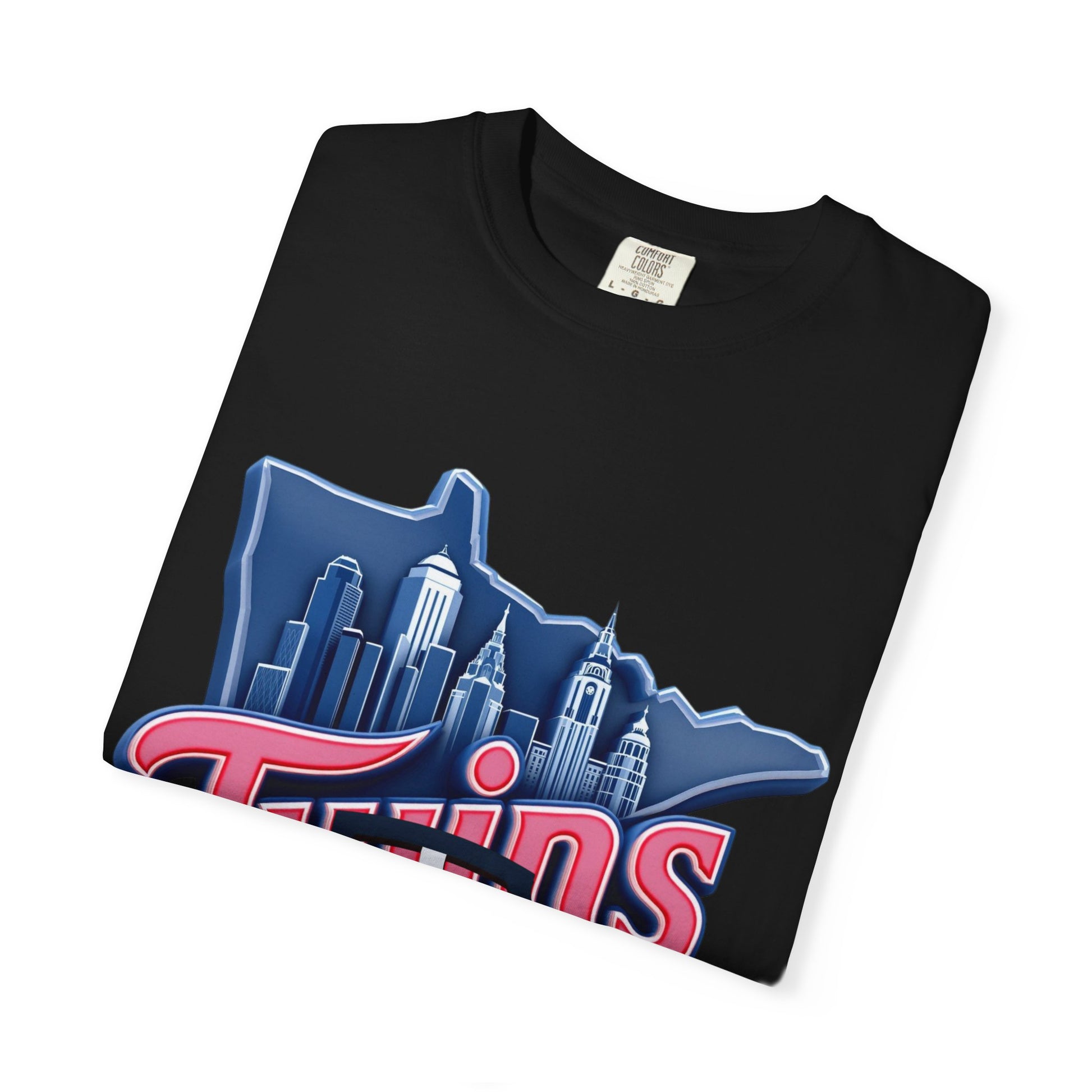 Twin City Unisex T-Shirt, Sporty Tee for Fans, Garment-Dyed Shirt, Perfect for Game Day, Show Your Team Spirit!