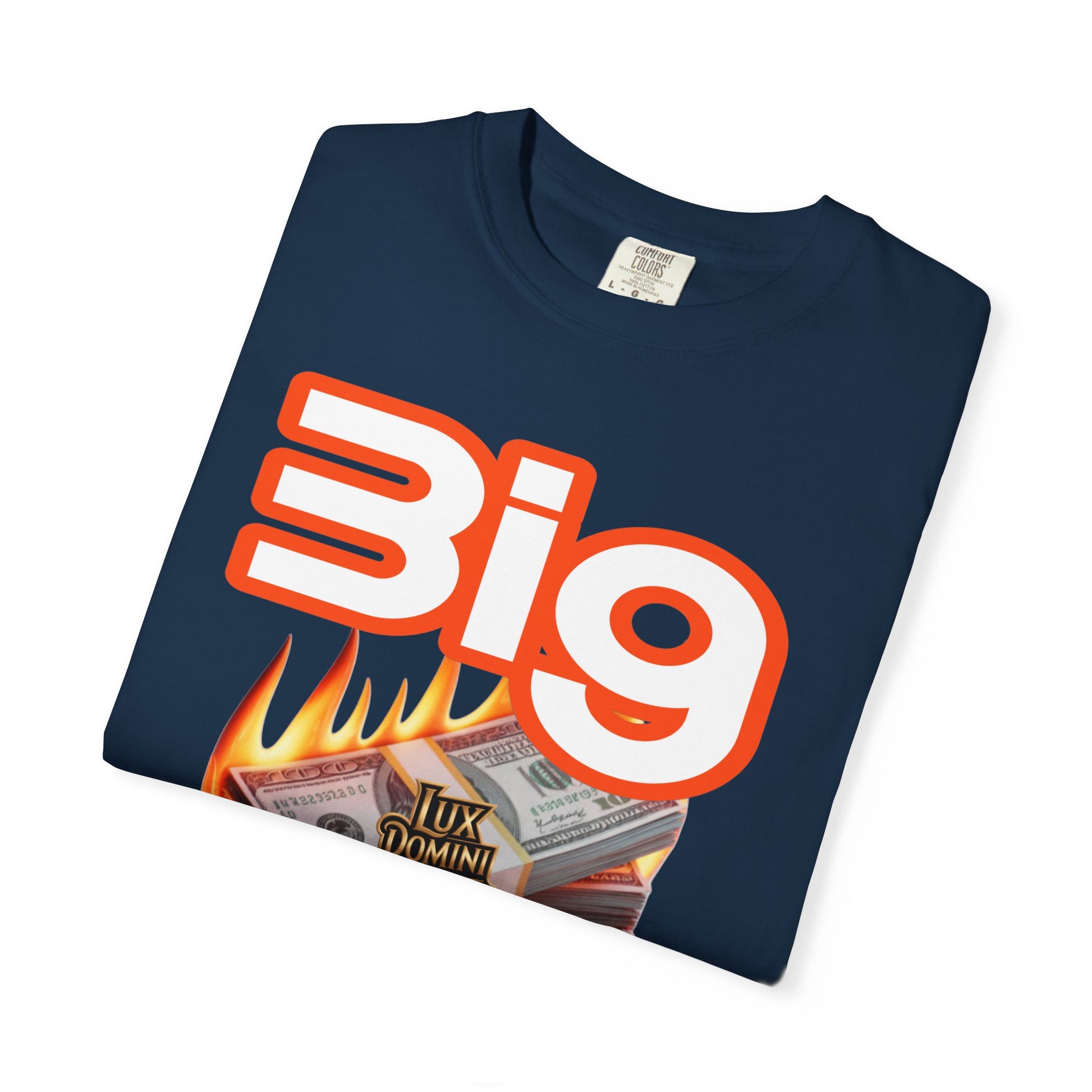 T-Shirt Big Spender Text Unisex Garment-Dyed Tee