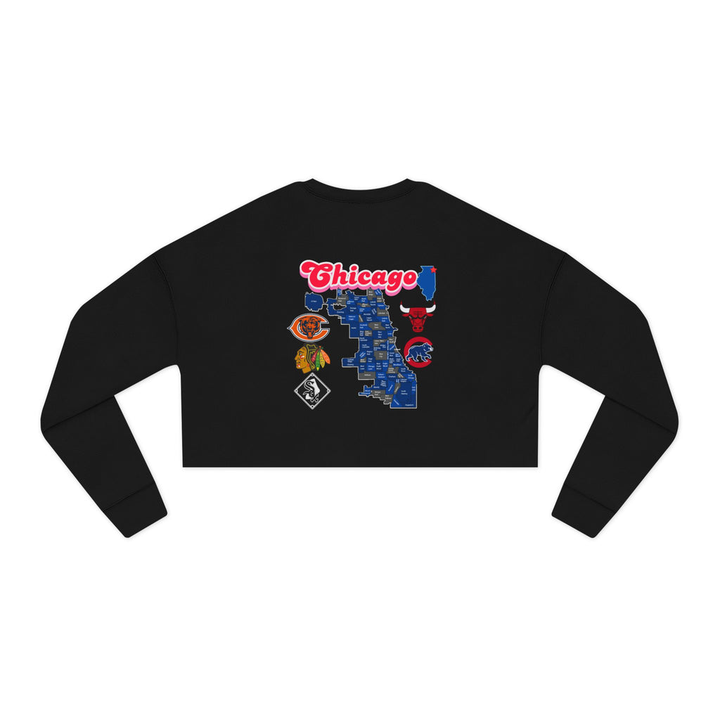 Chicago Graphic Women's Cropped Sweatshirt