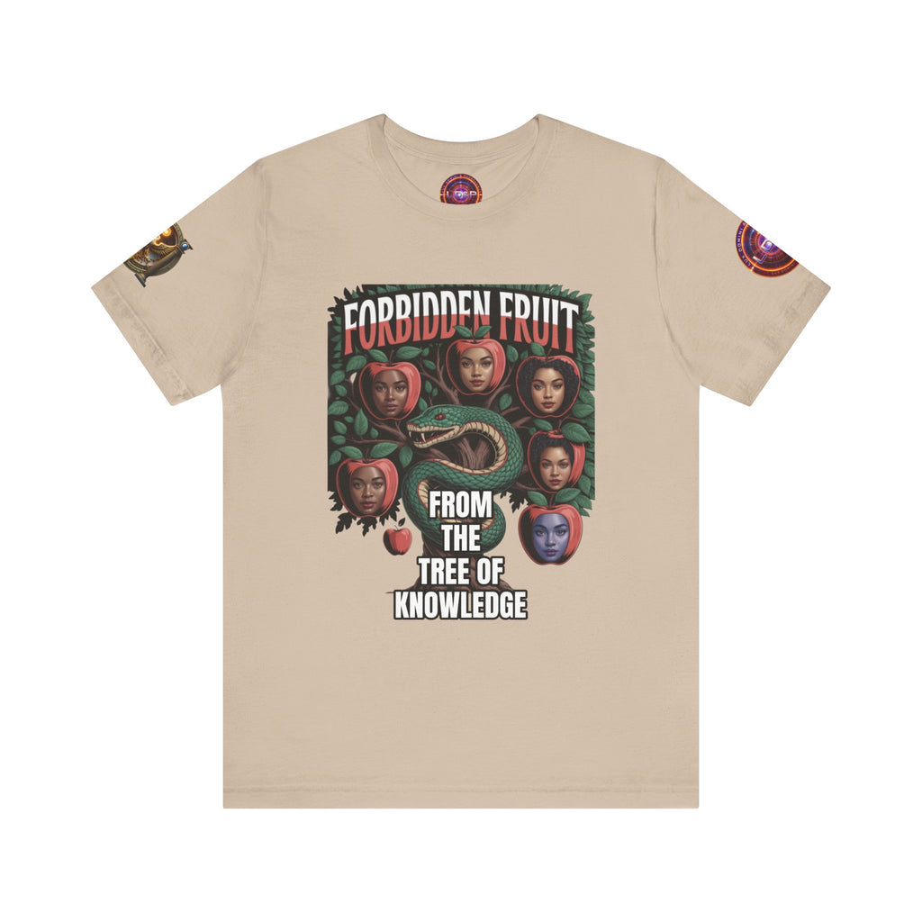 Short Sleeve Tee - Tree of Knowledge Forbidden Fruit Design