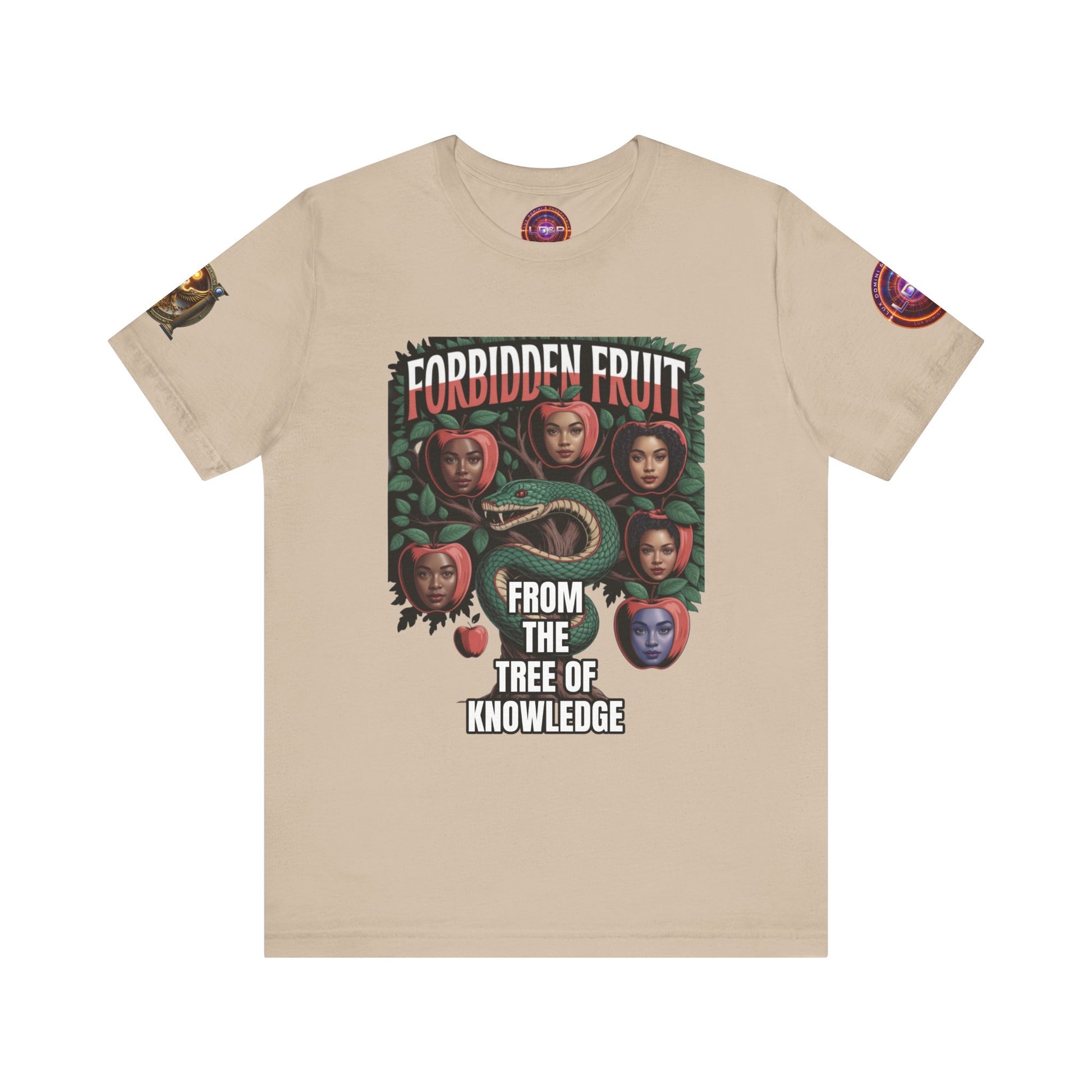 Short Sleeve Tee - Tree of Knowledge Forbidden Fruit Design