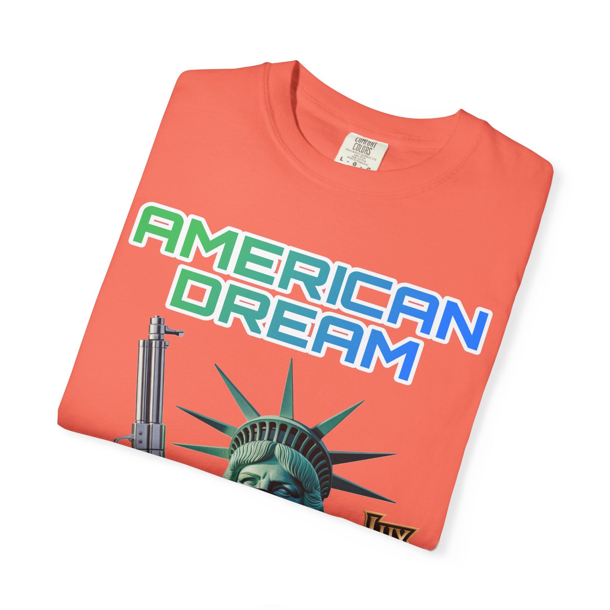T-shirt American Dream or Nightmare Unisex Garment-Dyed