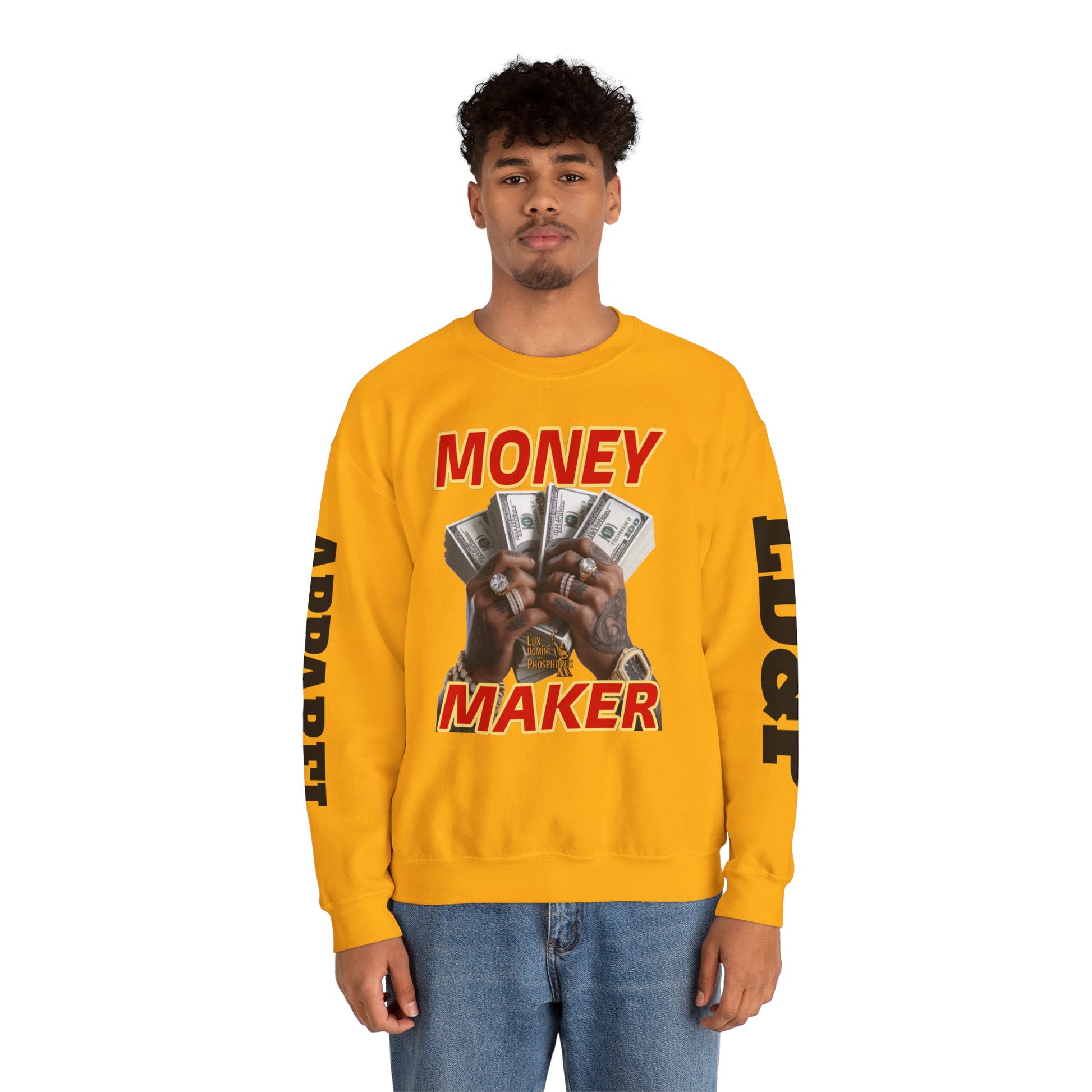 Money Maker Unisex Sweatshirt - LD&P APPAREL Design