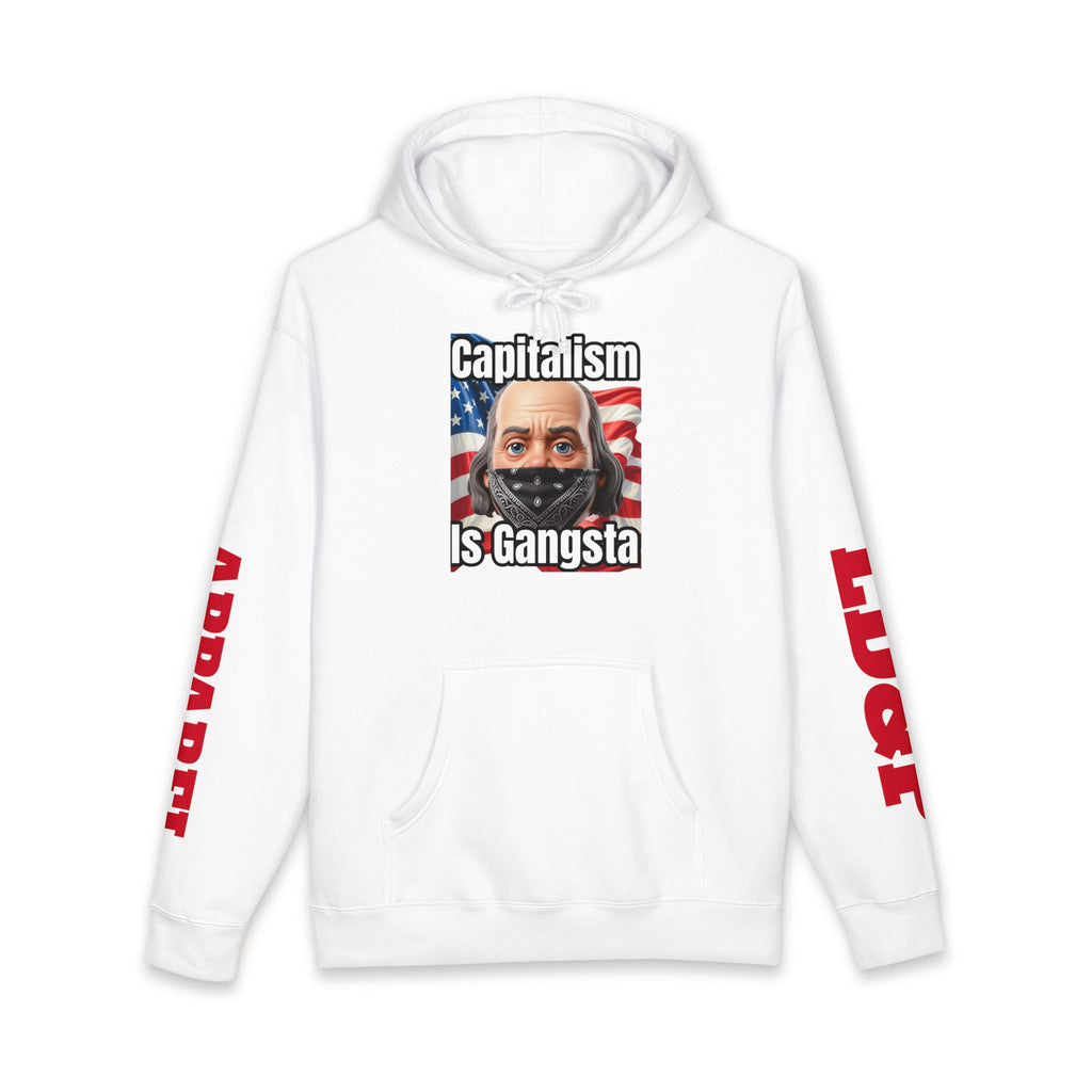 Capitalism is Gangsta Heavyweight Hooded Sweatshirt