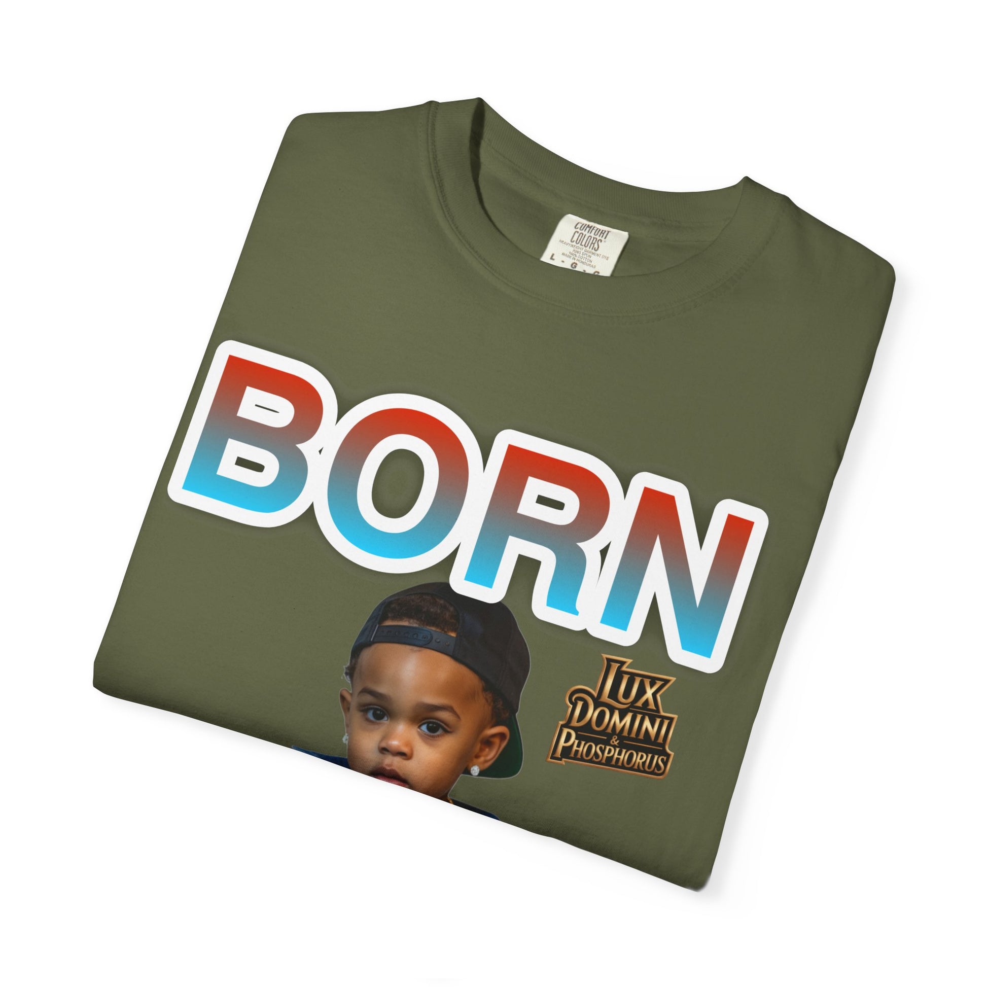 Garment-Dyed T-shirt BORN HUSTLER LD&P APPAREL