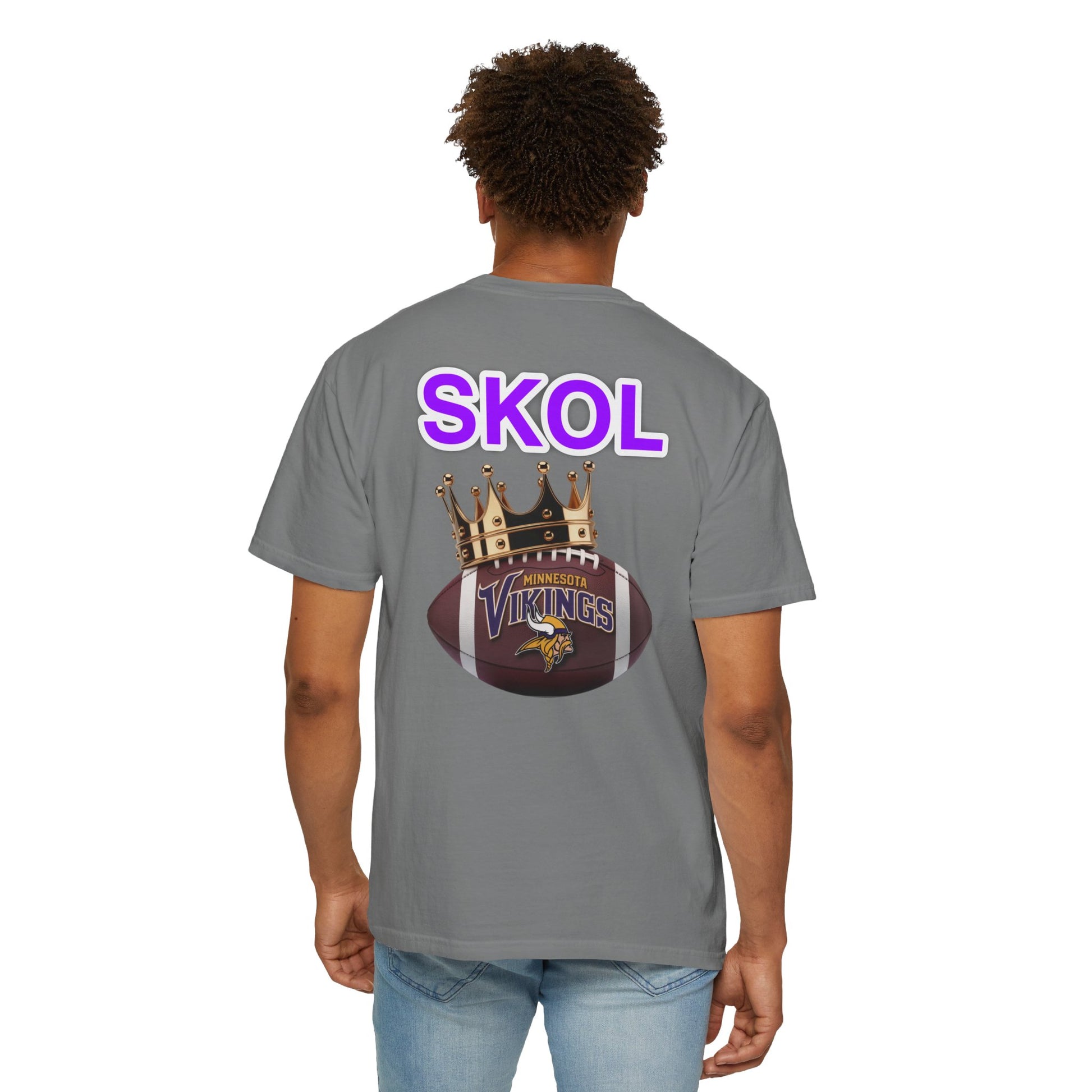 T-Shirt - Minnesota Vikings SKOL Unisex Garment-Dyed Tee