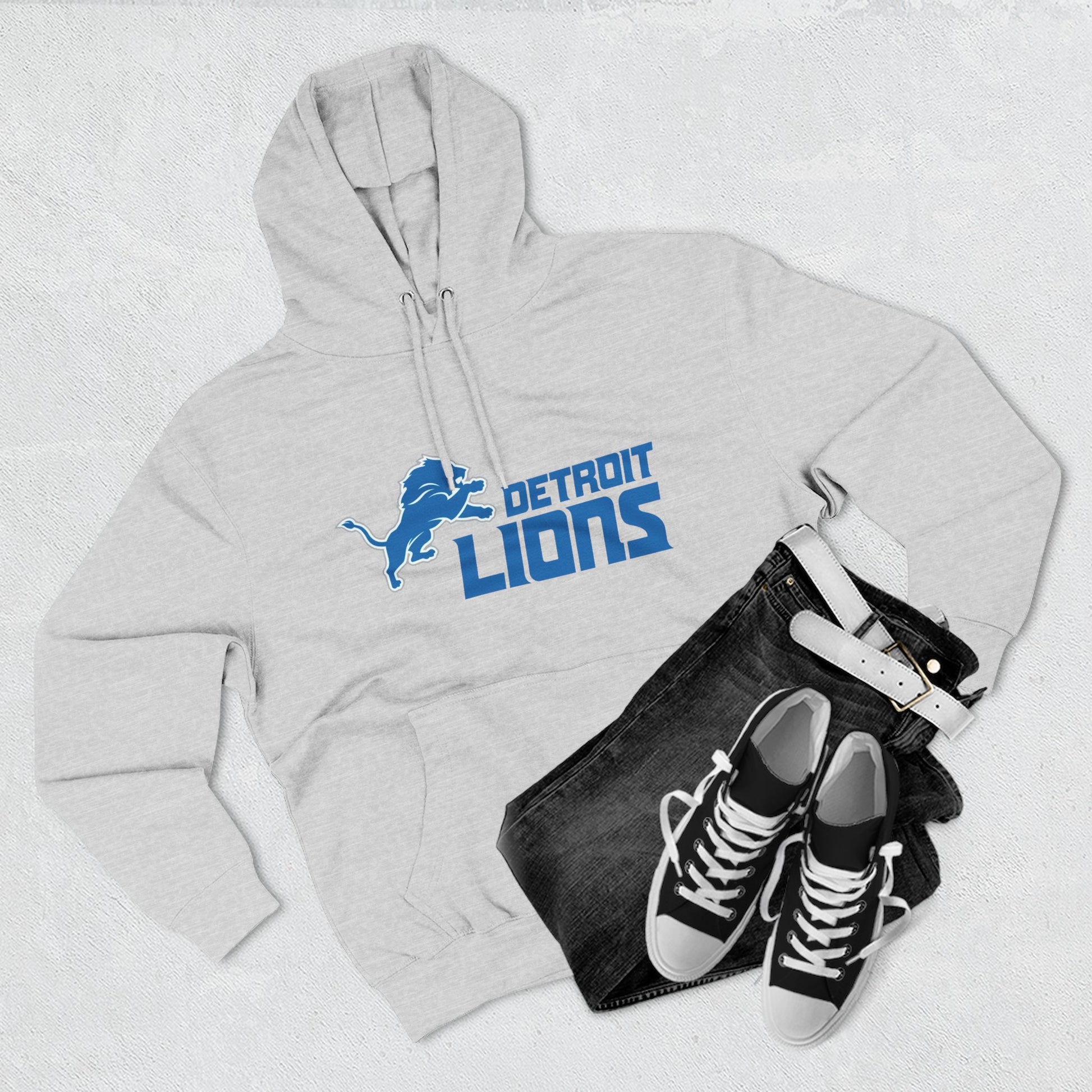 Fleece Hoodie NFL Team DET Design