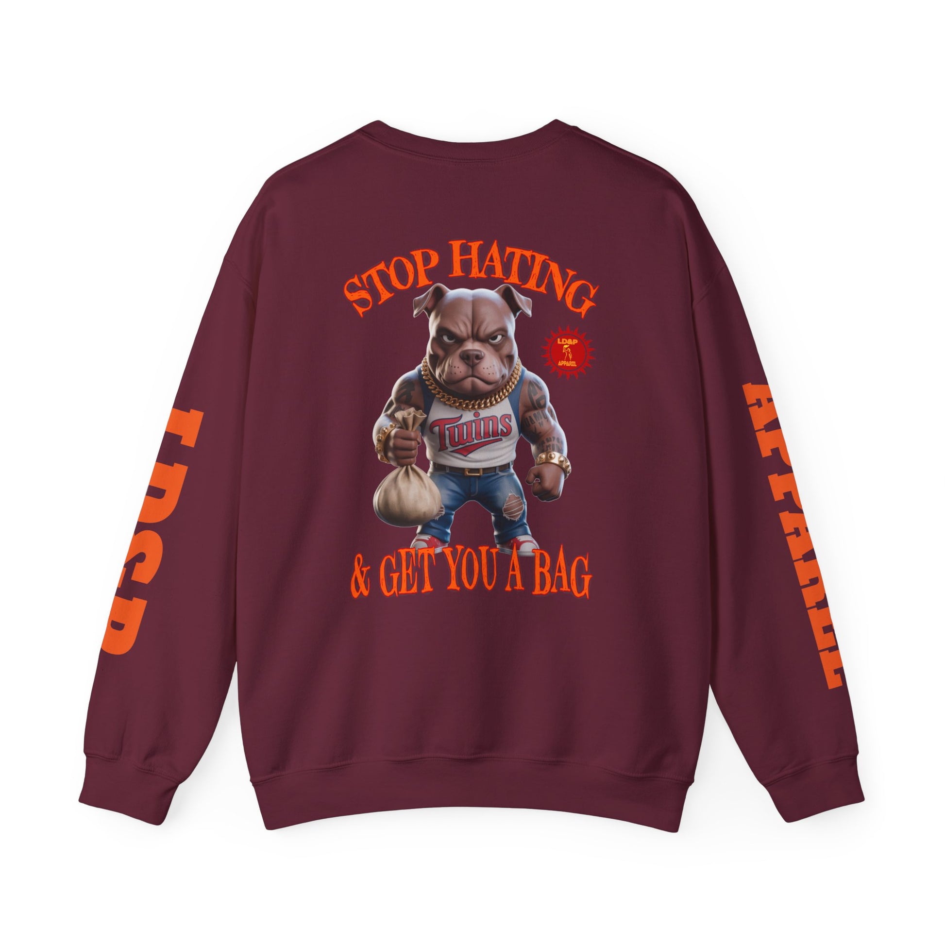 Unisex Sweatshirt Stop Hating LD&P Apparel Design