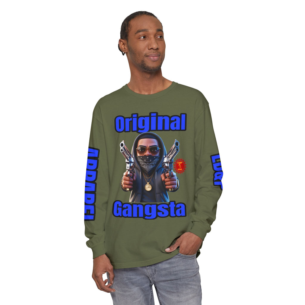 Long Sleeve T-Shirt Original Gangsta LD&amp;P Apparel Design