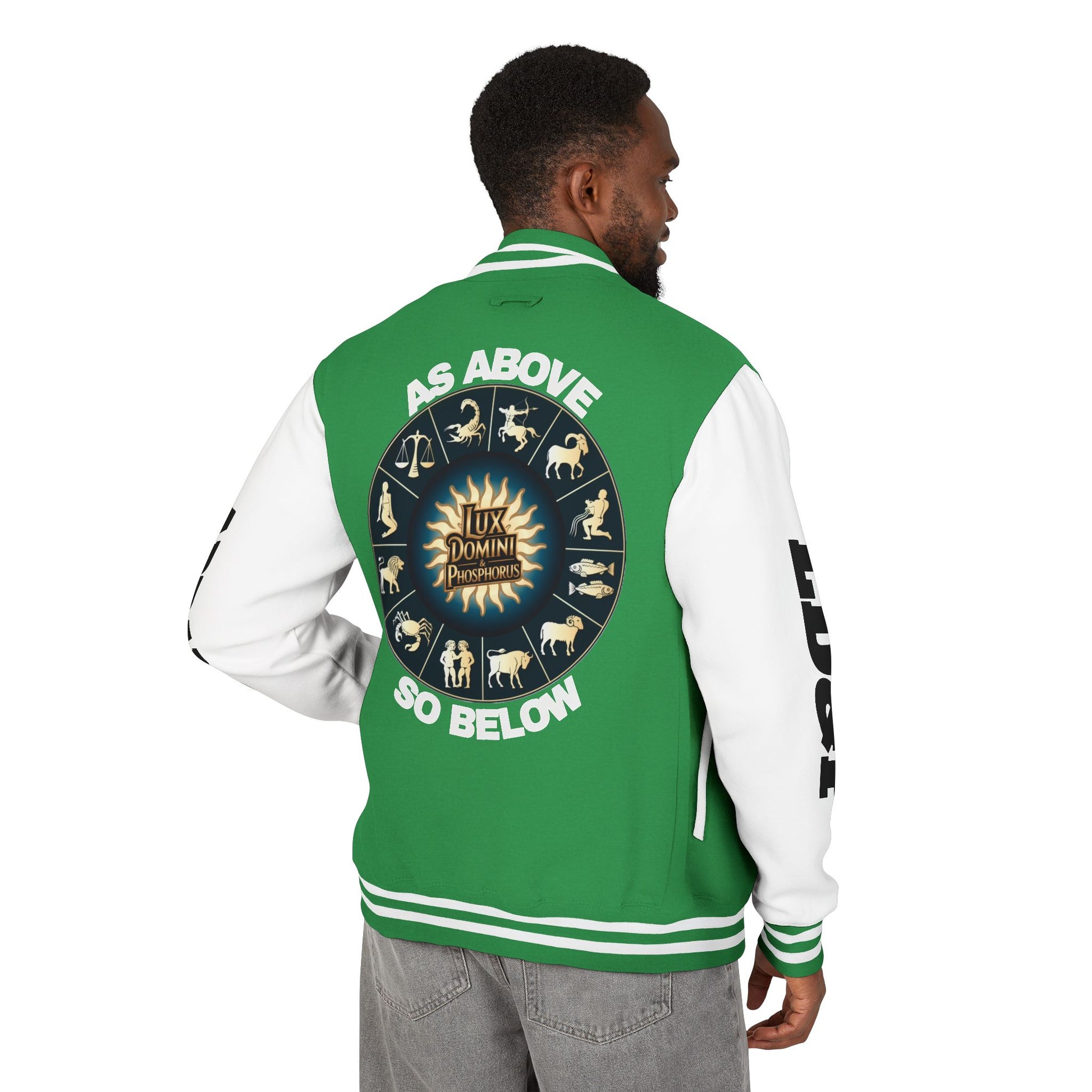 Letterman Jacket - As above so below LD&P APPAREL Design