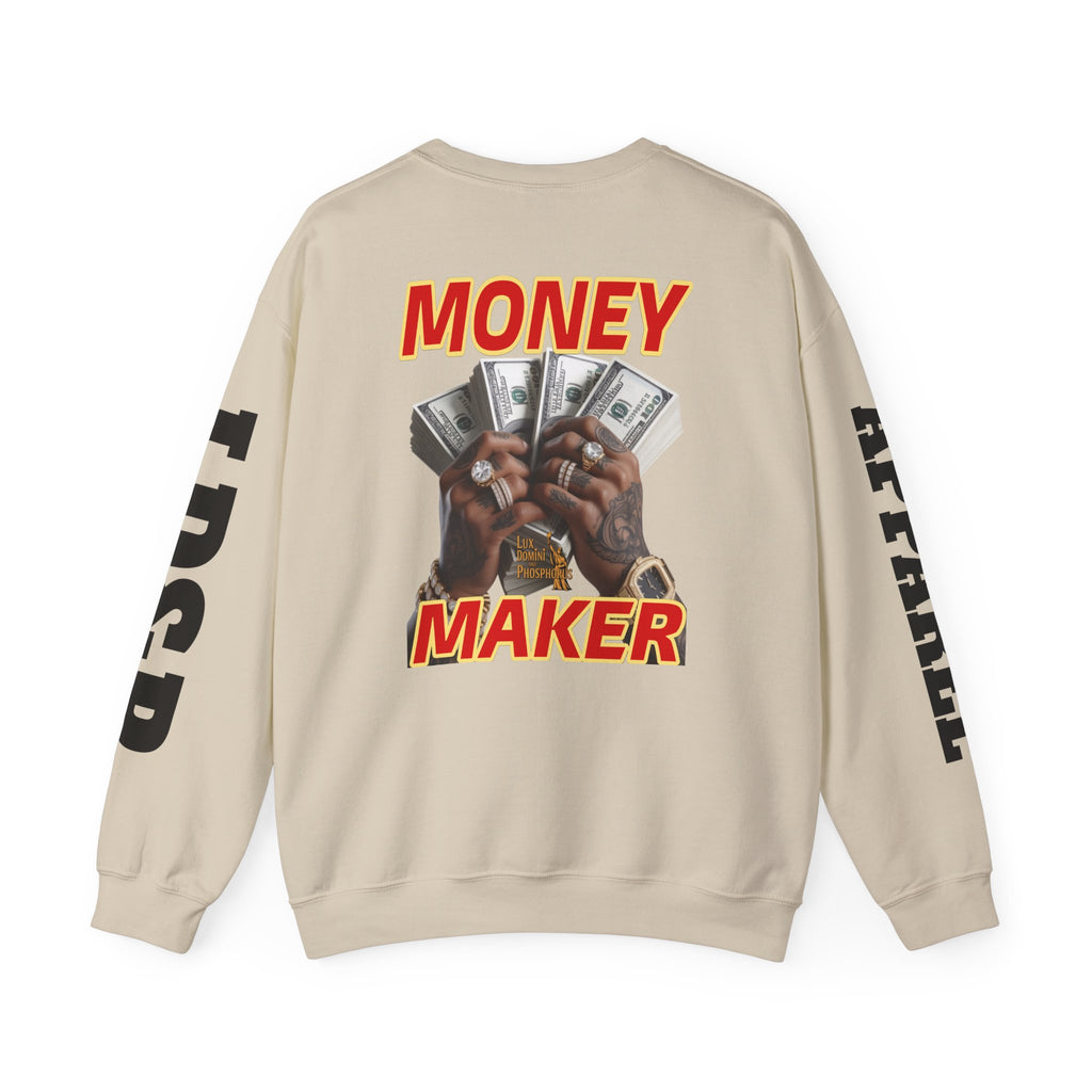 Money Maker Unisex Sweatshirt - LD&P APPAREL Design