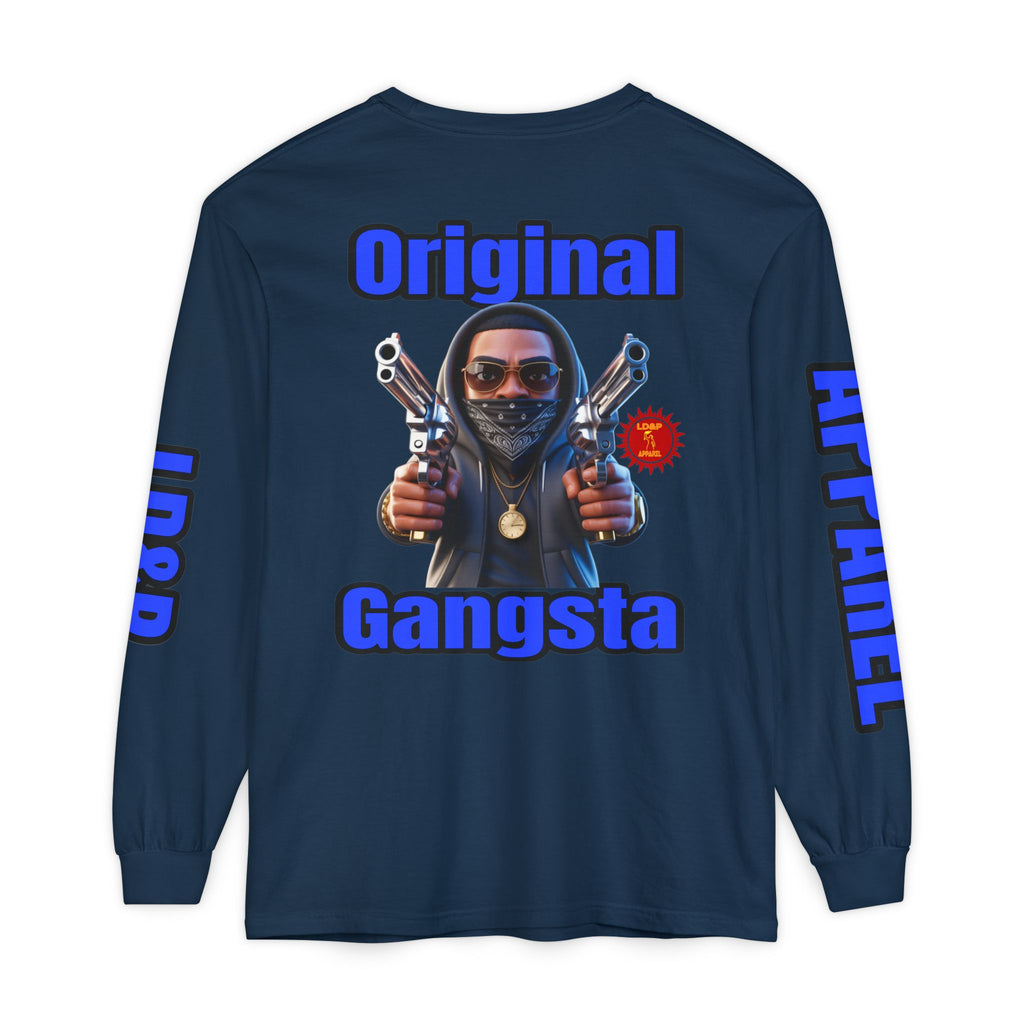 Long Sleeve T-Shirt Original Gangsta LD&amp;P Apparel Design