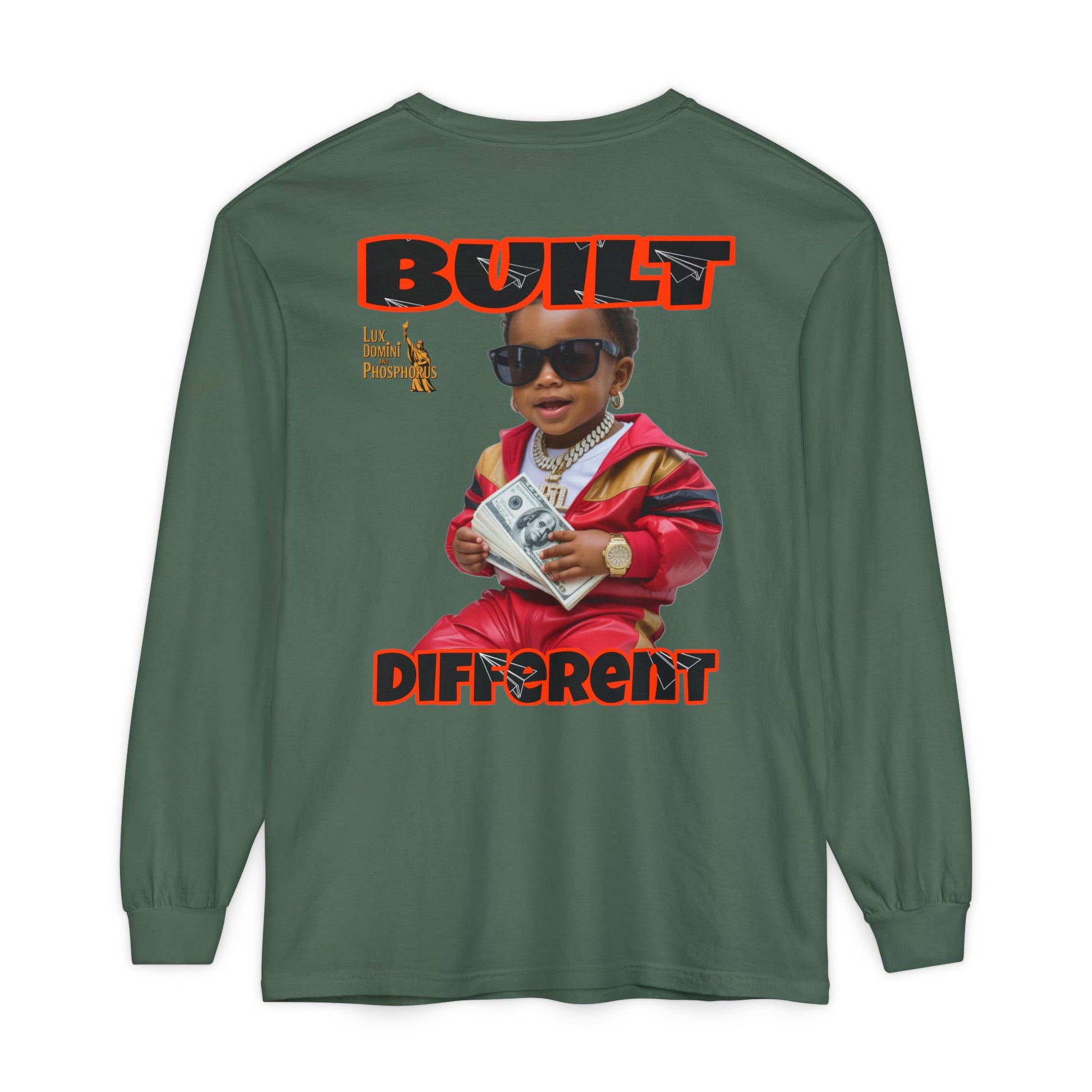 Long Sleeve T-Shirt - Built Different LD&P Apparel Design
