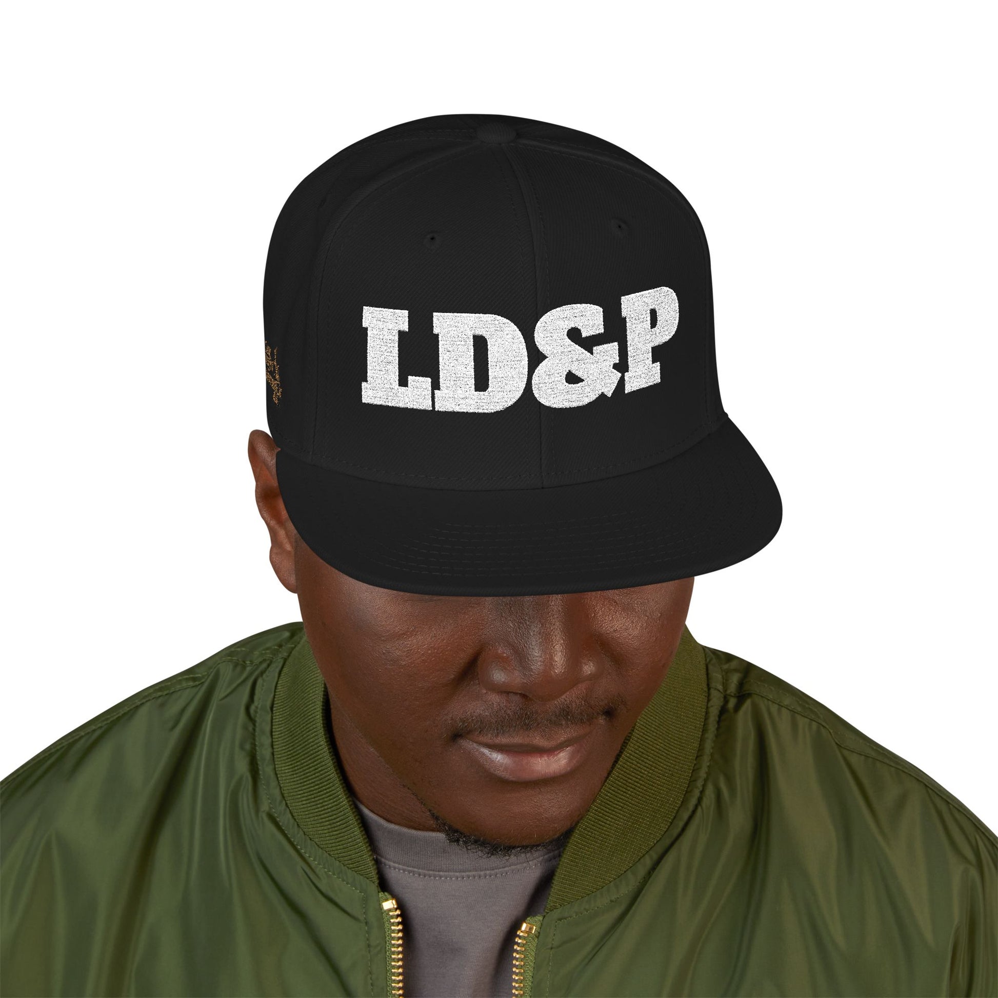 Embroidered Snapback Cap - LD&P Apparel Design 2
