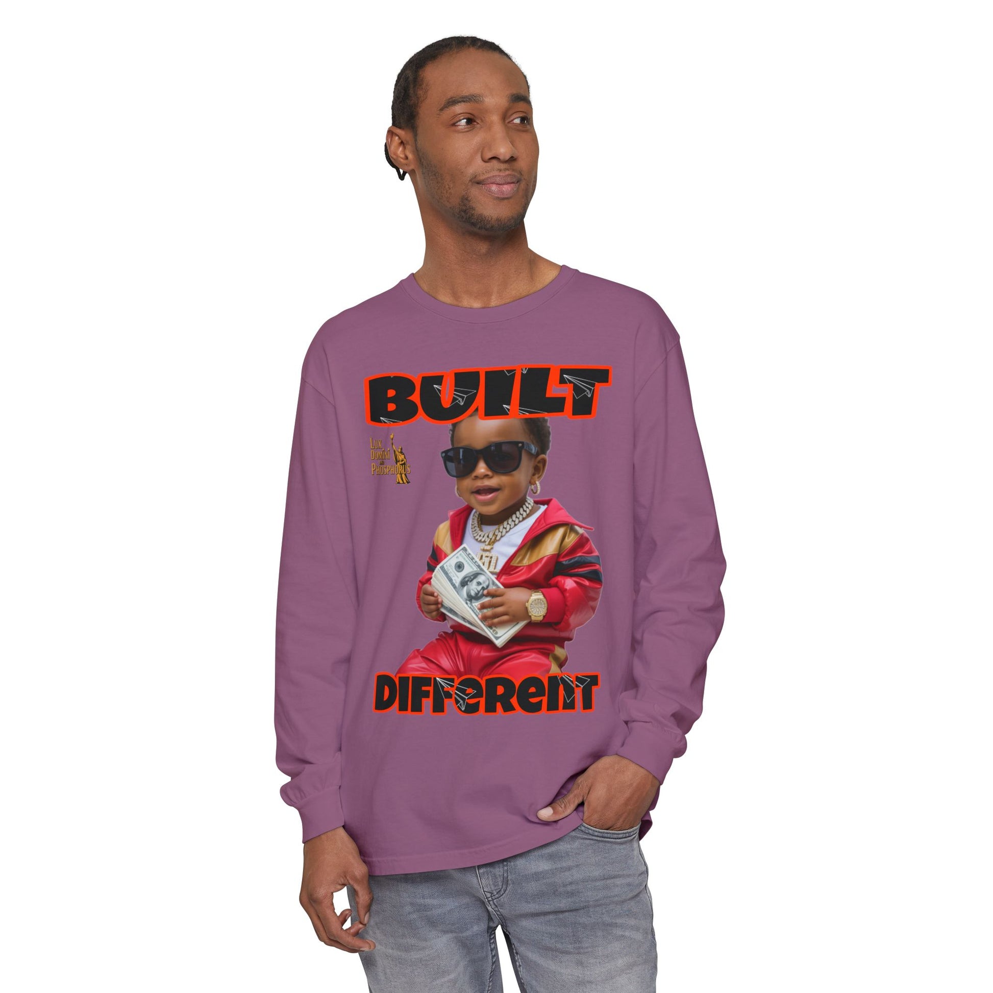 Long Sleeve T-Shirt - Built Different LD&P Apparel Design