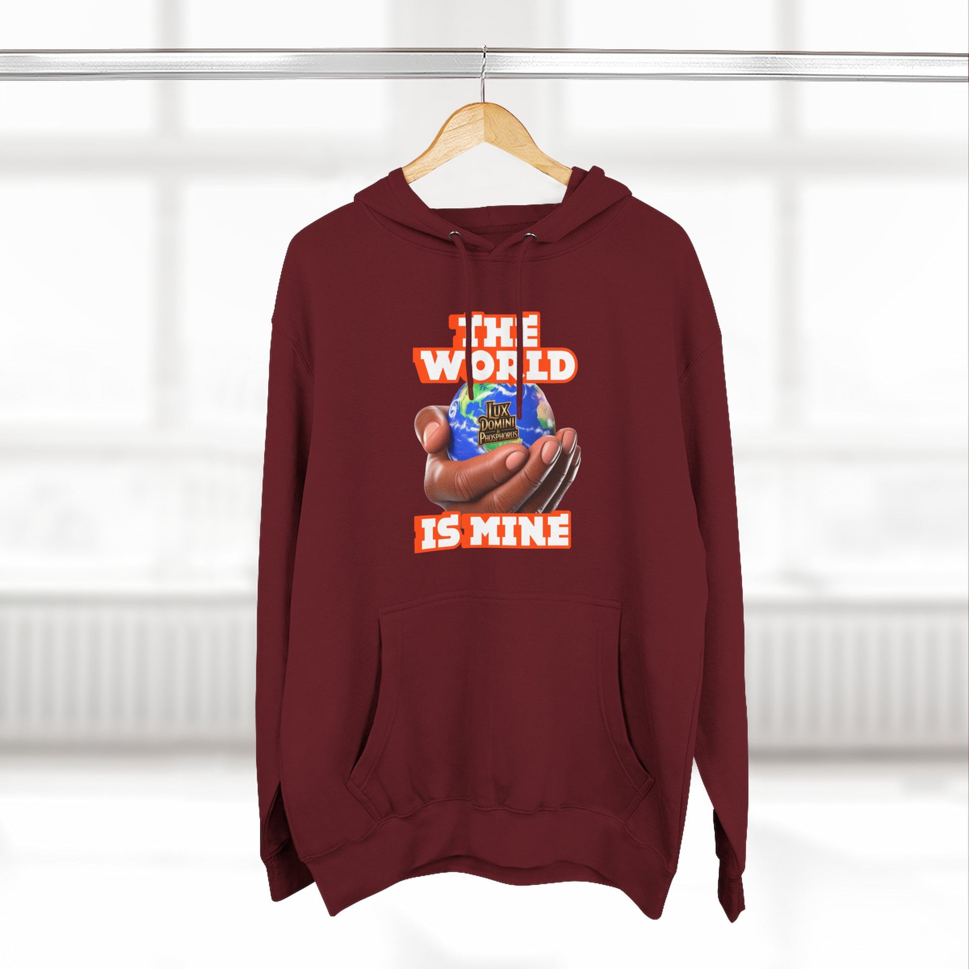 Hoodie - Lux Domini and Phosphorus The World Is Mine Design