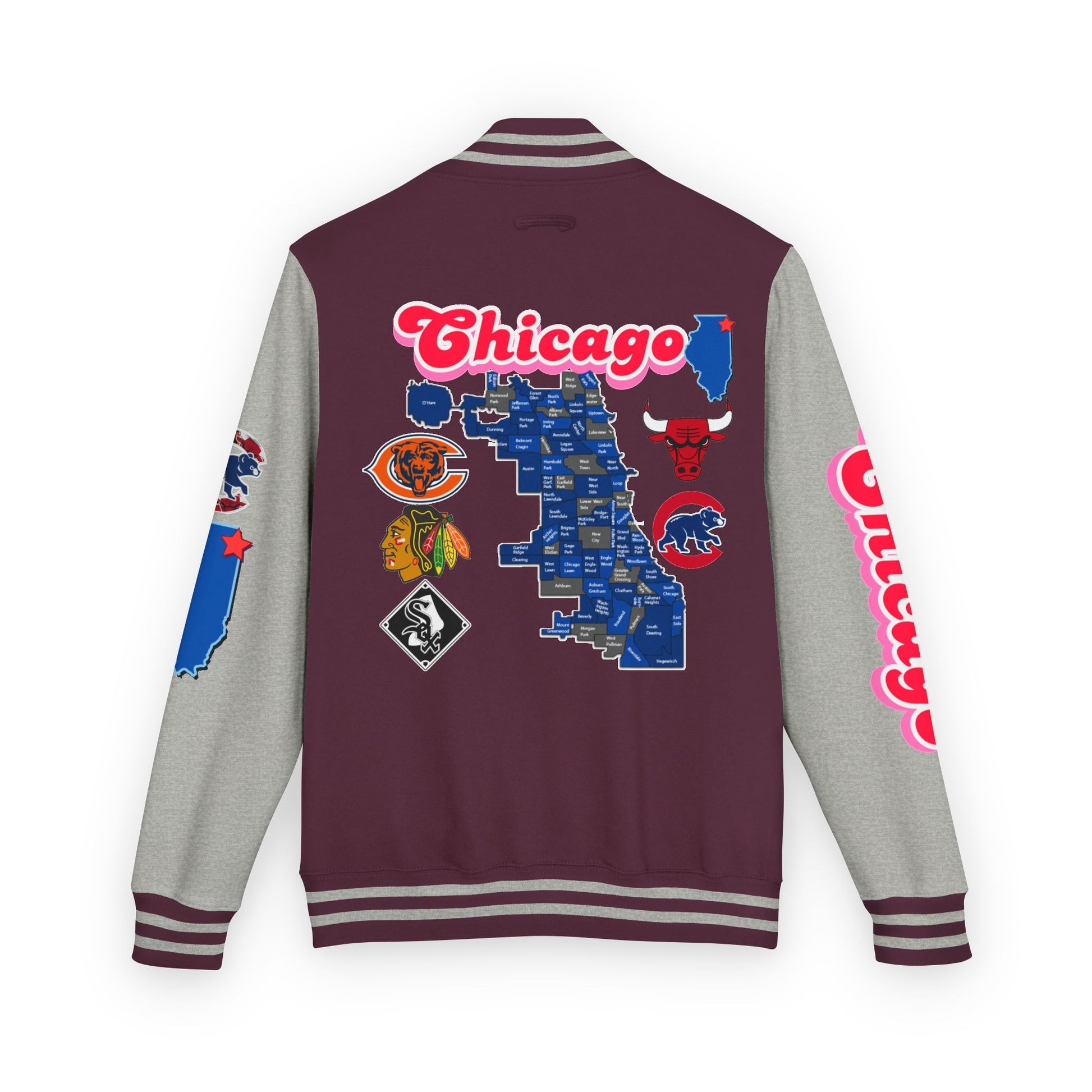 Letterman Jacket Chicago Design