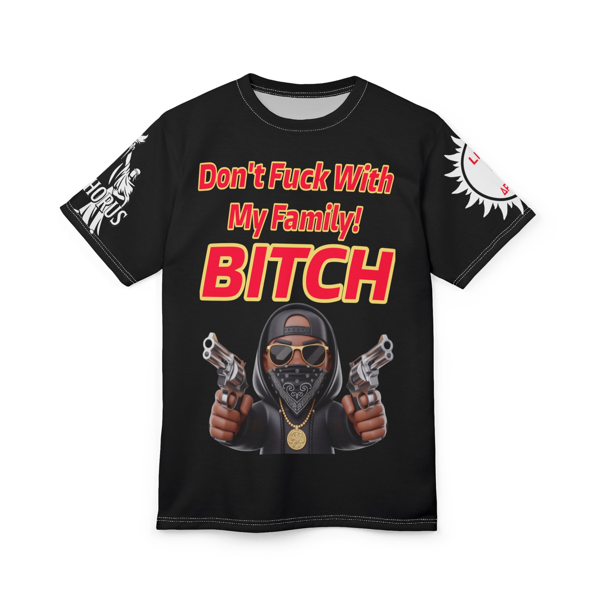 Don't Fuck With My Family Unisex Tee - Lux Domini and Phosphorus LD&P Apparel Design