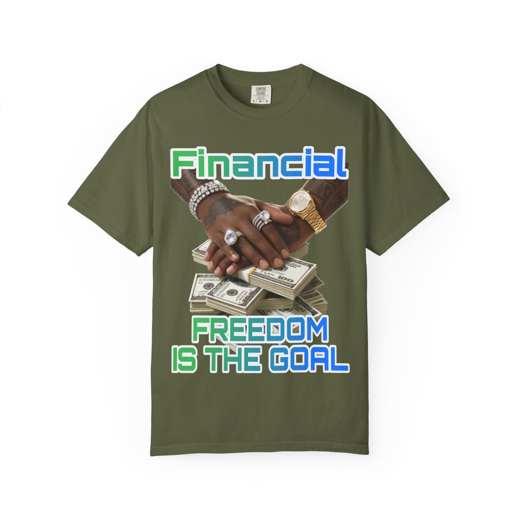 Financial Freedom Unisex T-shirt - 'Financial Freedom is The Goal' Design