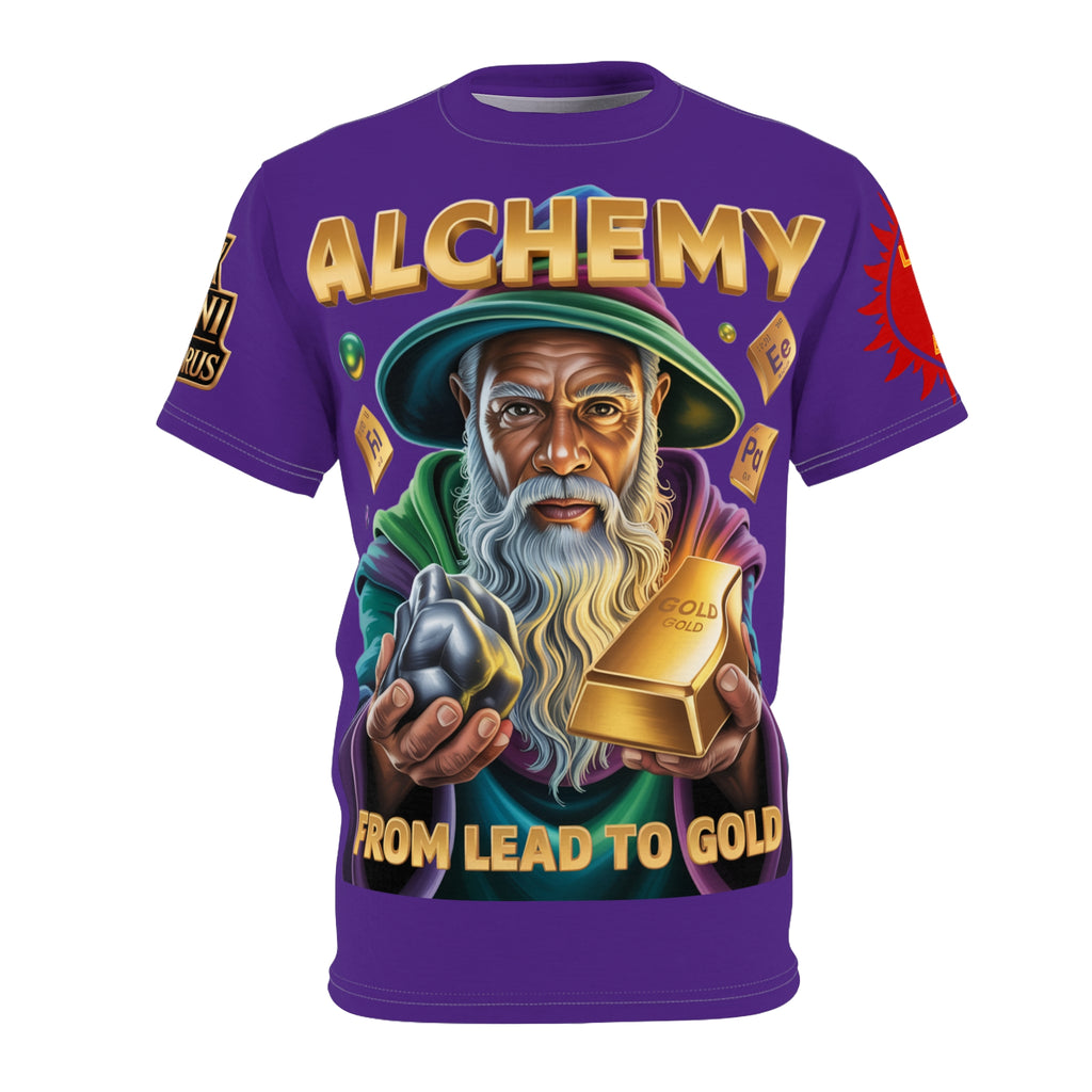 Alchemy Unisex Cut & Sew Tee purple