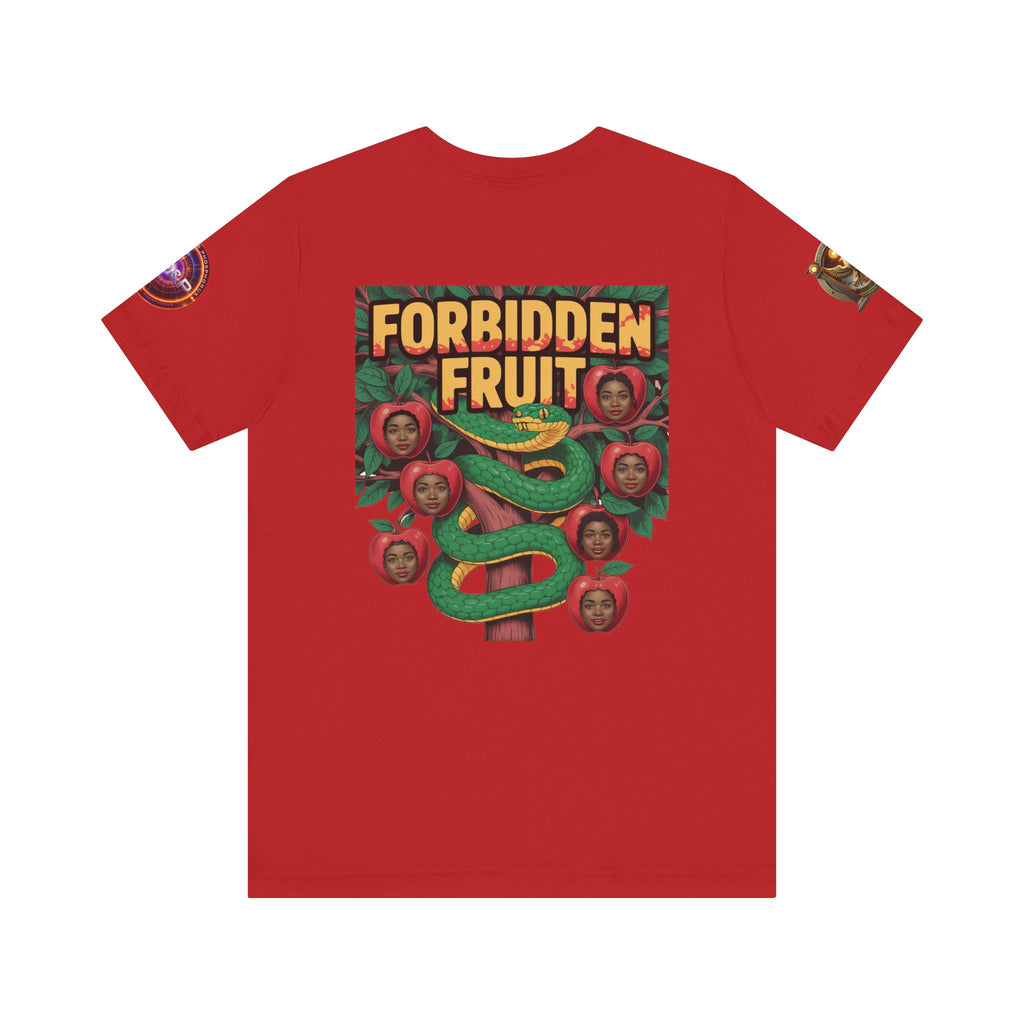 Short Sleeve Tee - Tree of Knowledge Forbidden Fruit Design