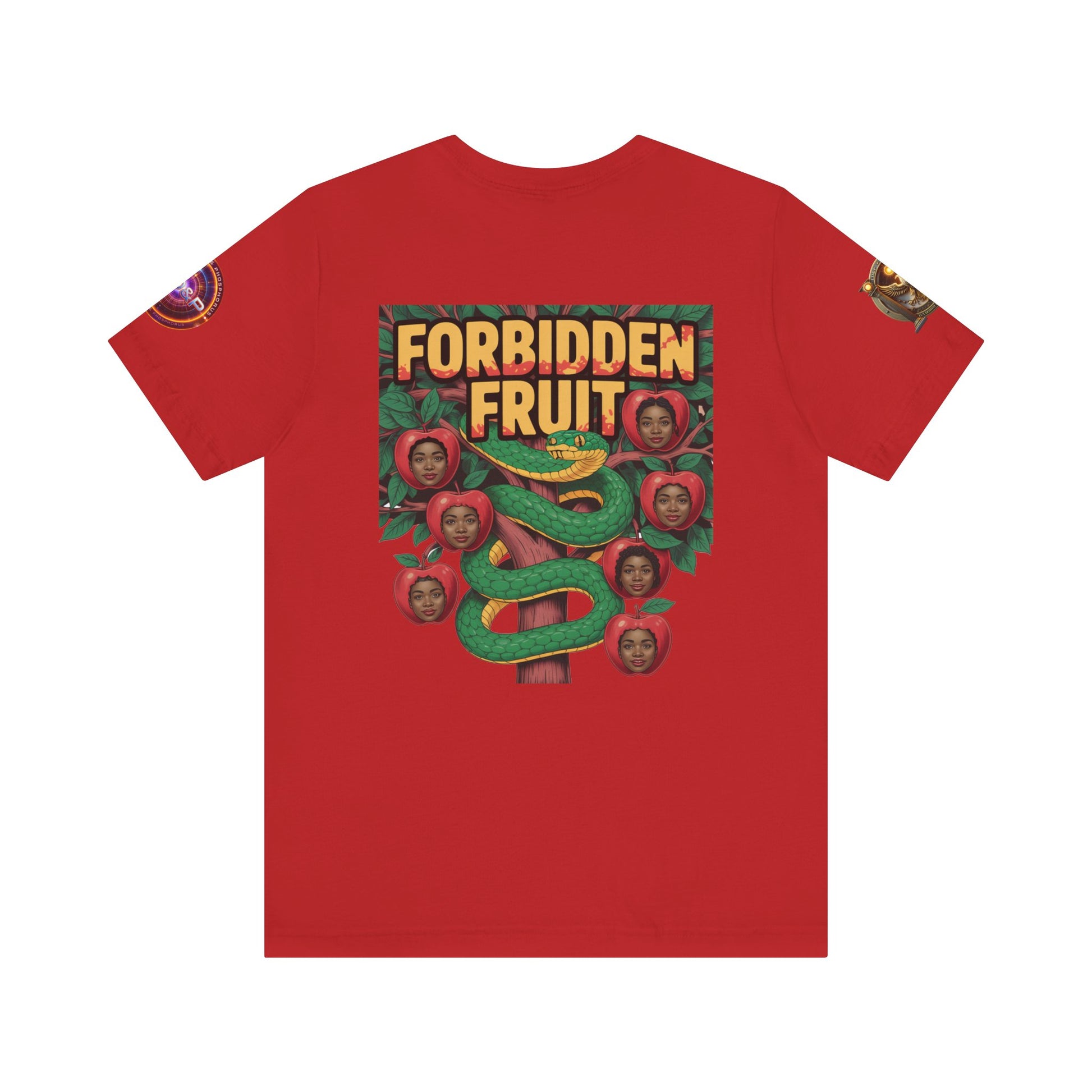 Short Sleeve Tee - Tree of Knowledge Forbidden Fruit Design