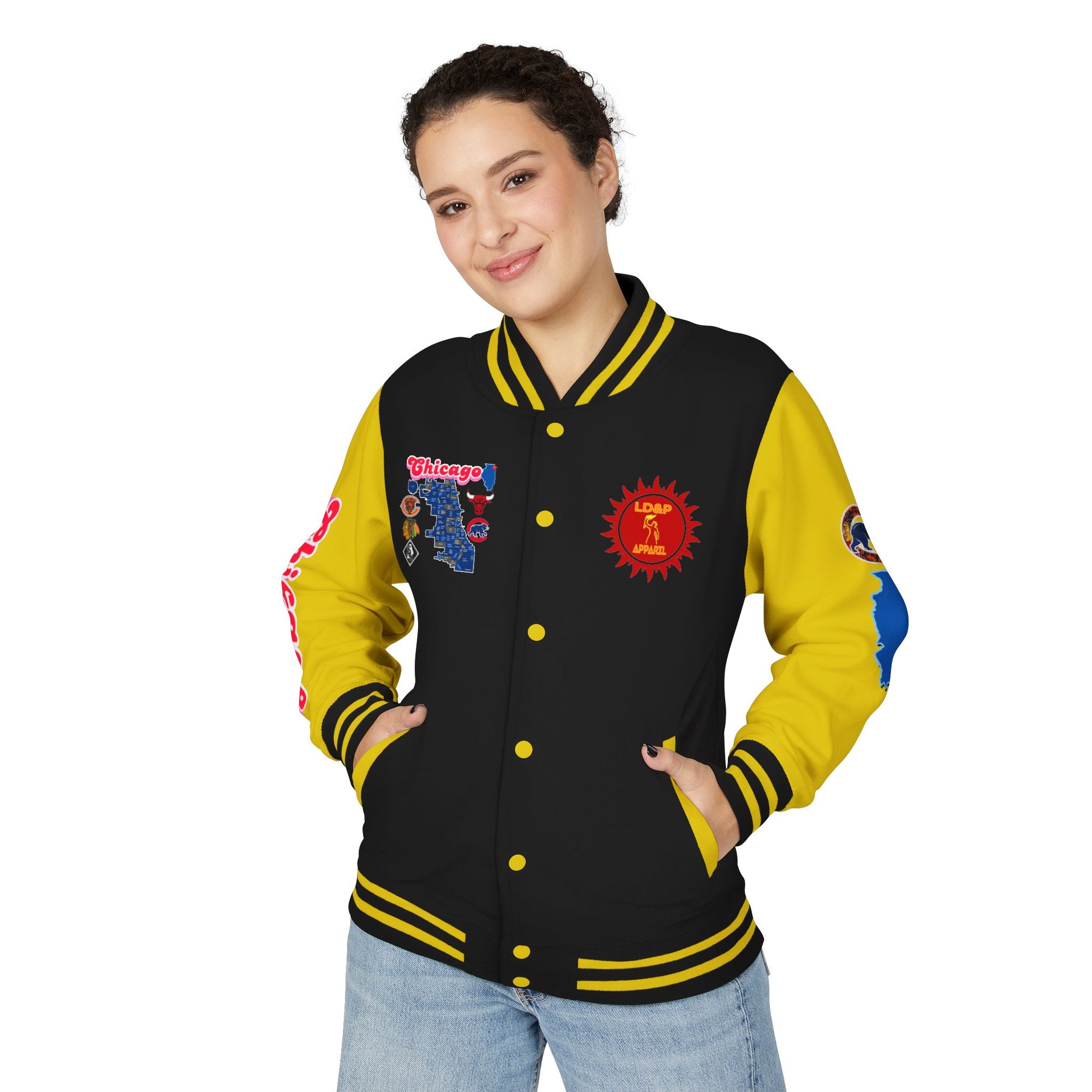Letterman Jacket Chicago Design