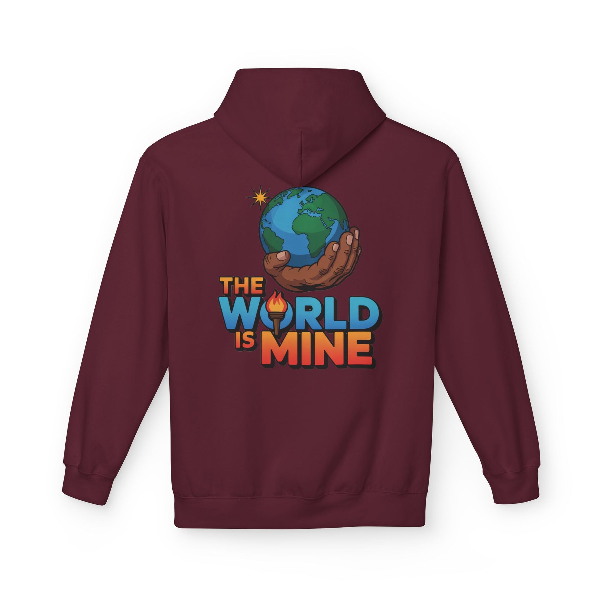 Hoodie Lux Domini and Phosphorus Design The World is Mine