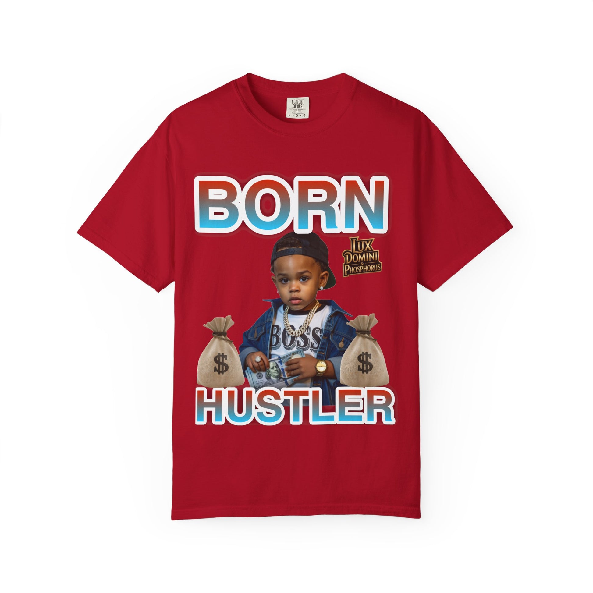 Garment-Dyed T-shirt BORN HUSTLER LD&P APPAREL