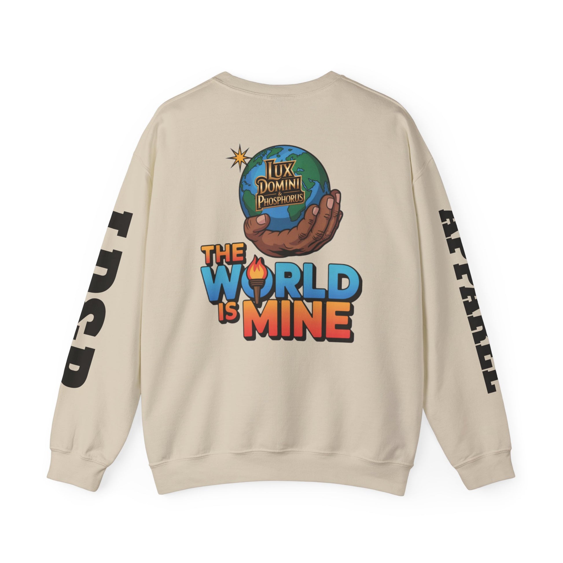 Graphic Sweatshirt - The World Is Mine LD&P APPAREL Design