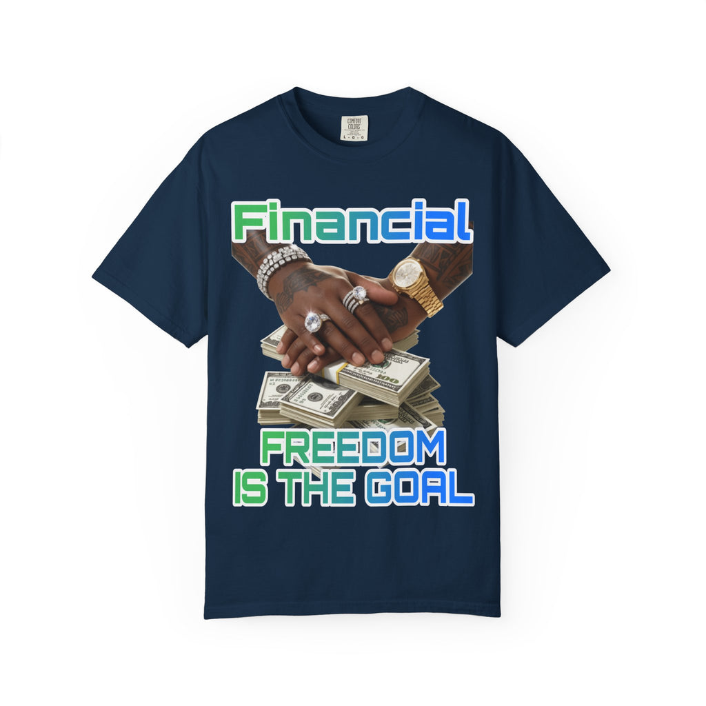 Financial Freedom Unisex T-shirt - 'Financial Freedom is The Goal' Design