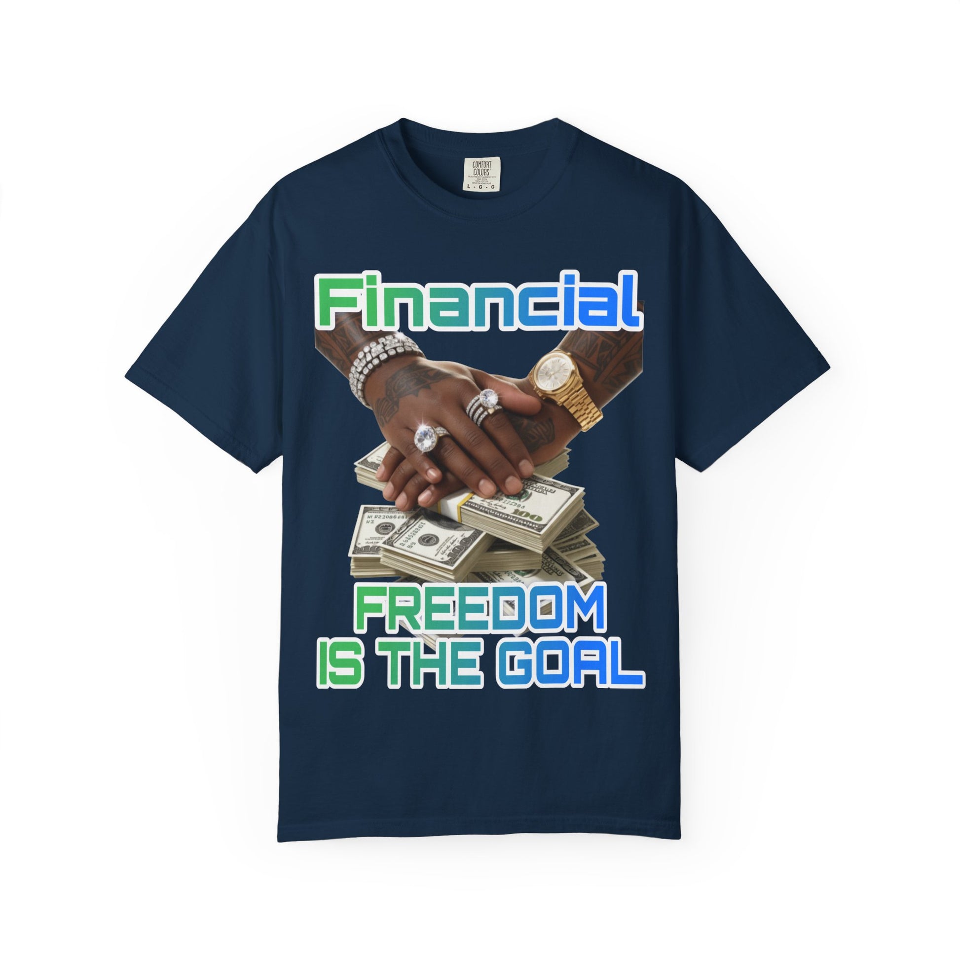 Financial Freedom Unisex T-shirt - 'Financial Freedom is The Goal' Design