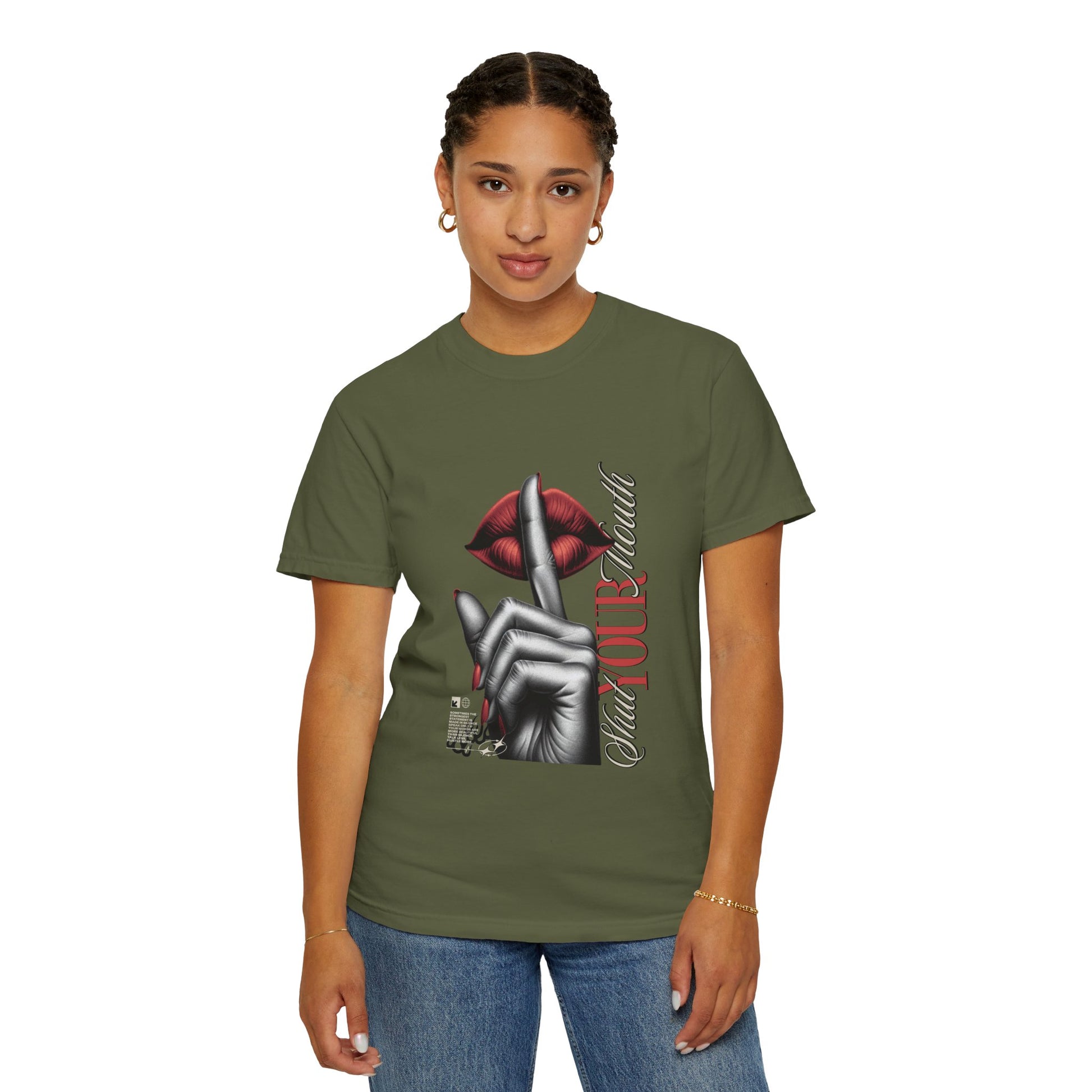 Dyed T-shirt - Big Moma Print