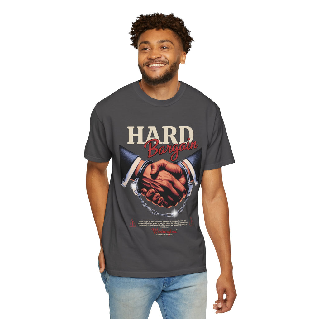 Garment-Dyed T-shirt Hard Bargain Graphic Tee