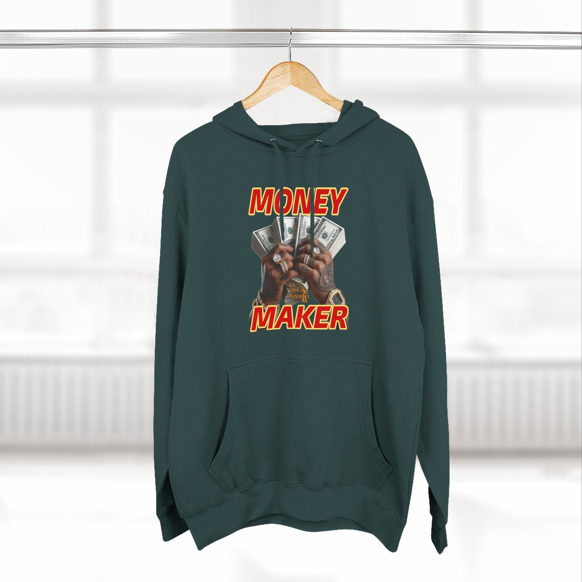 Fleece Hoodie - Money Maker Design