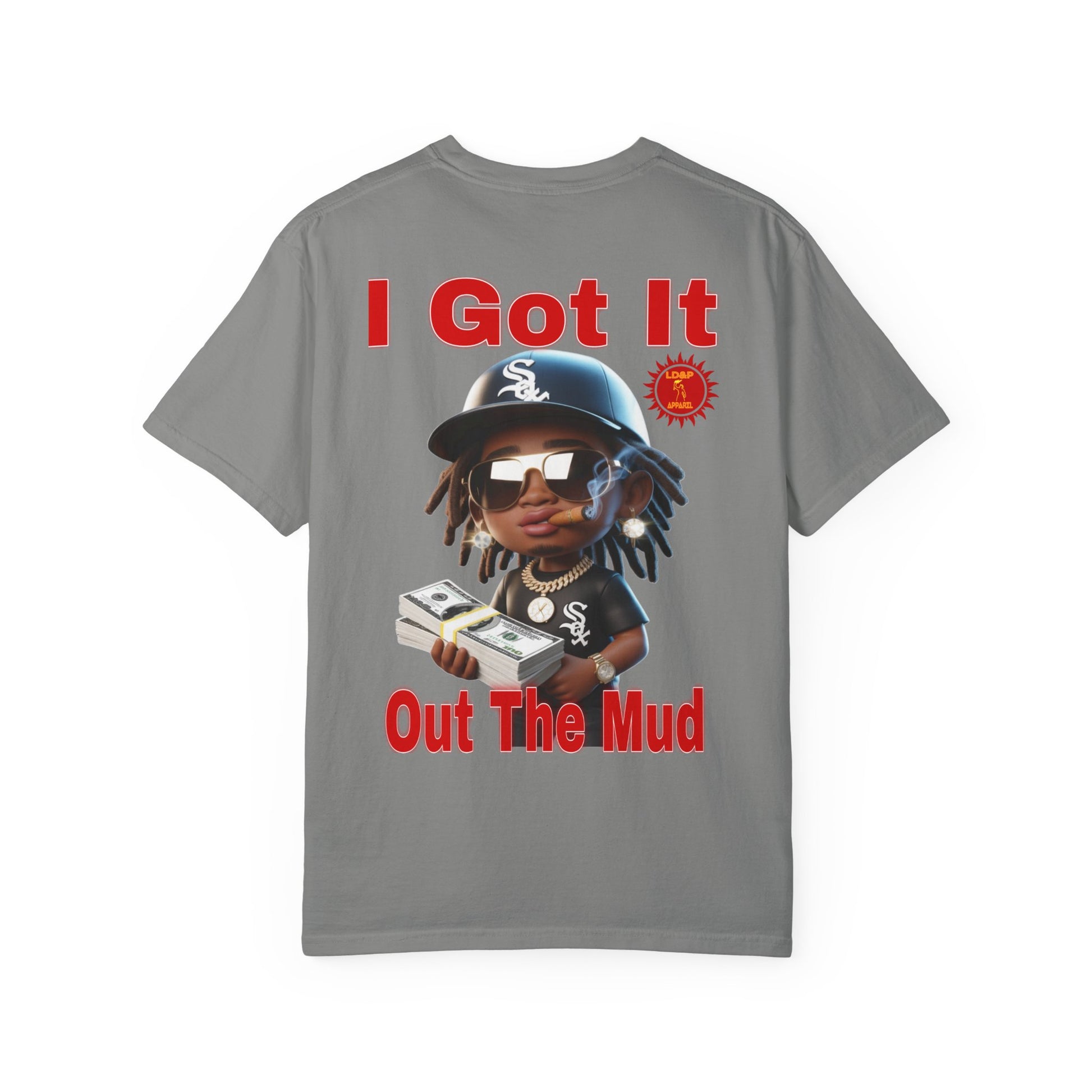 T-Shirt Out The Mud Hustler - Unisex Garment-Dyed