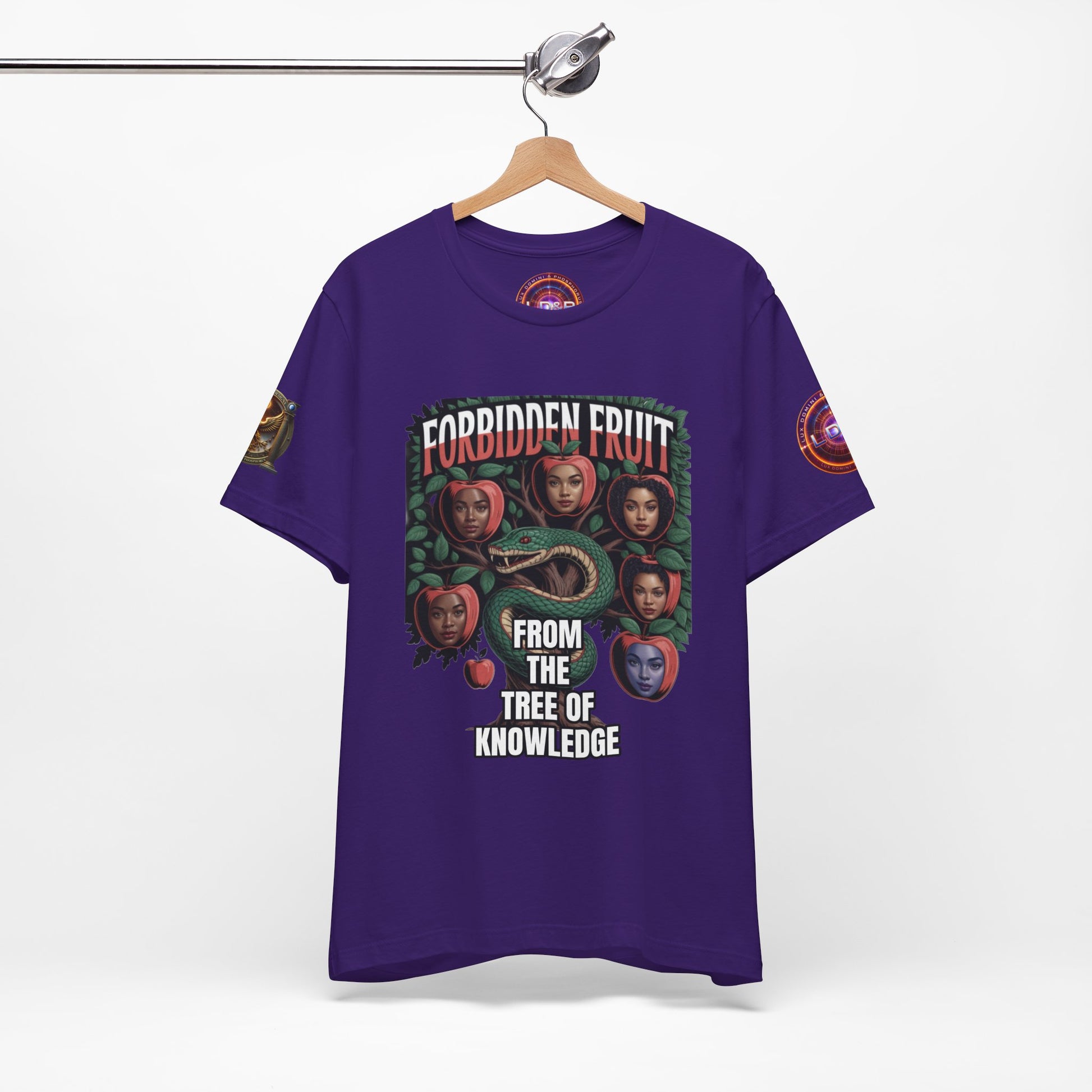 Short Sleeve Tee - Tree of Knowledge Forbidden Fruit Design