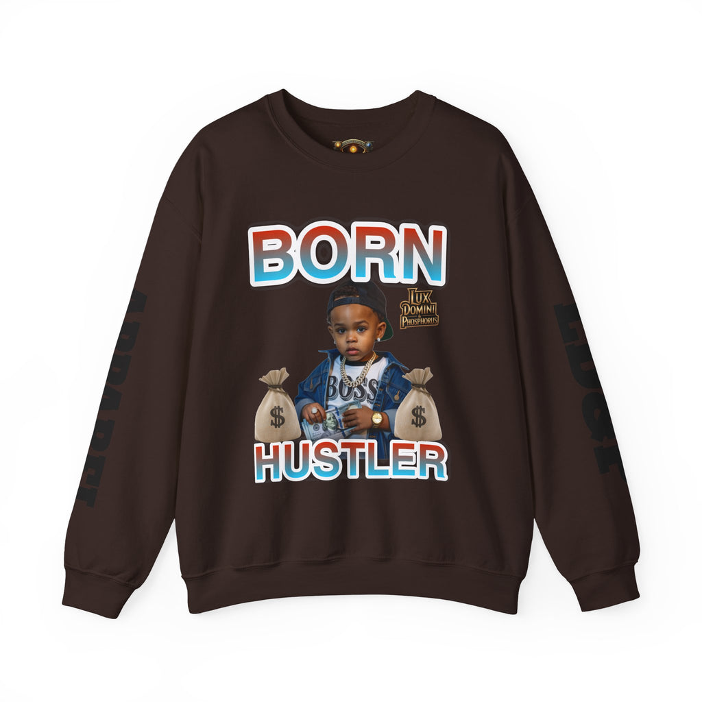 Crewneck Sweatshirt - Born Hustler LD&P Apparel