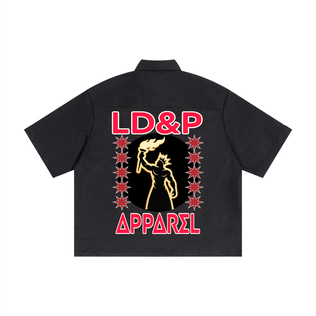 LD&P APPAREL Unisex Boxy Heavyweight Short Sleeve Shirt