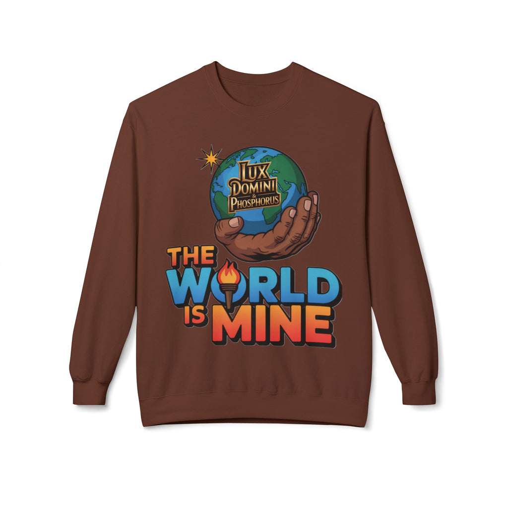"The World Is Mine"  Design 2 Crewneck Sweatshirt