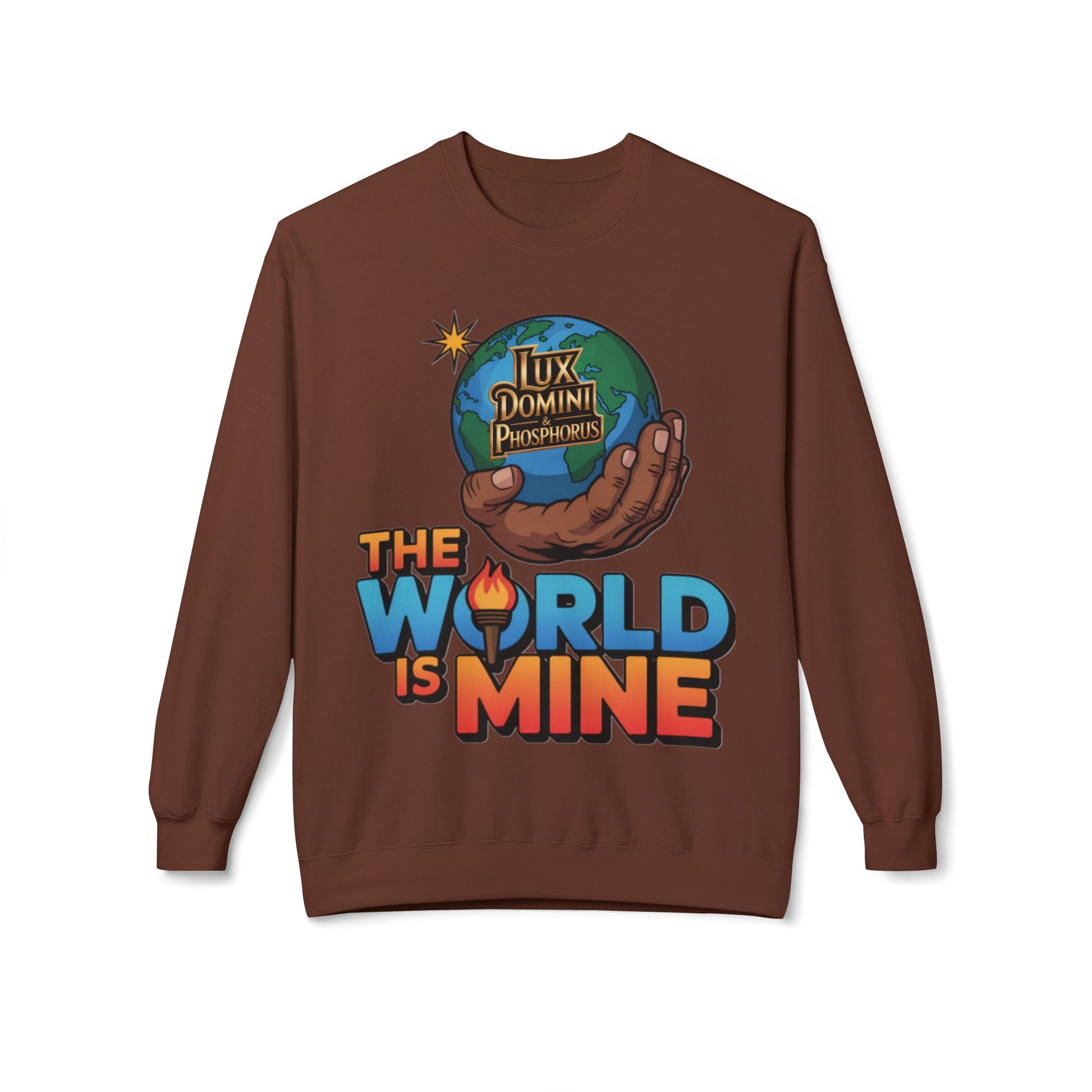 "The World Is Mine"  Design 2 Crewneck Sweatshirt