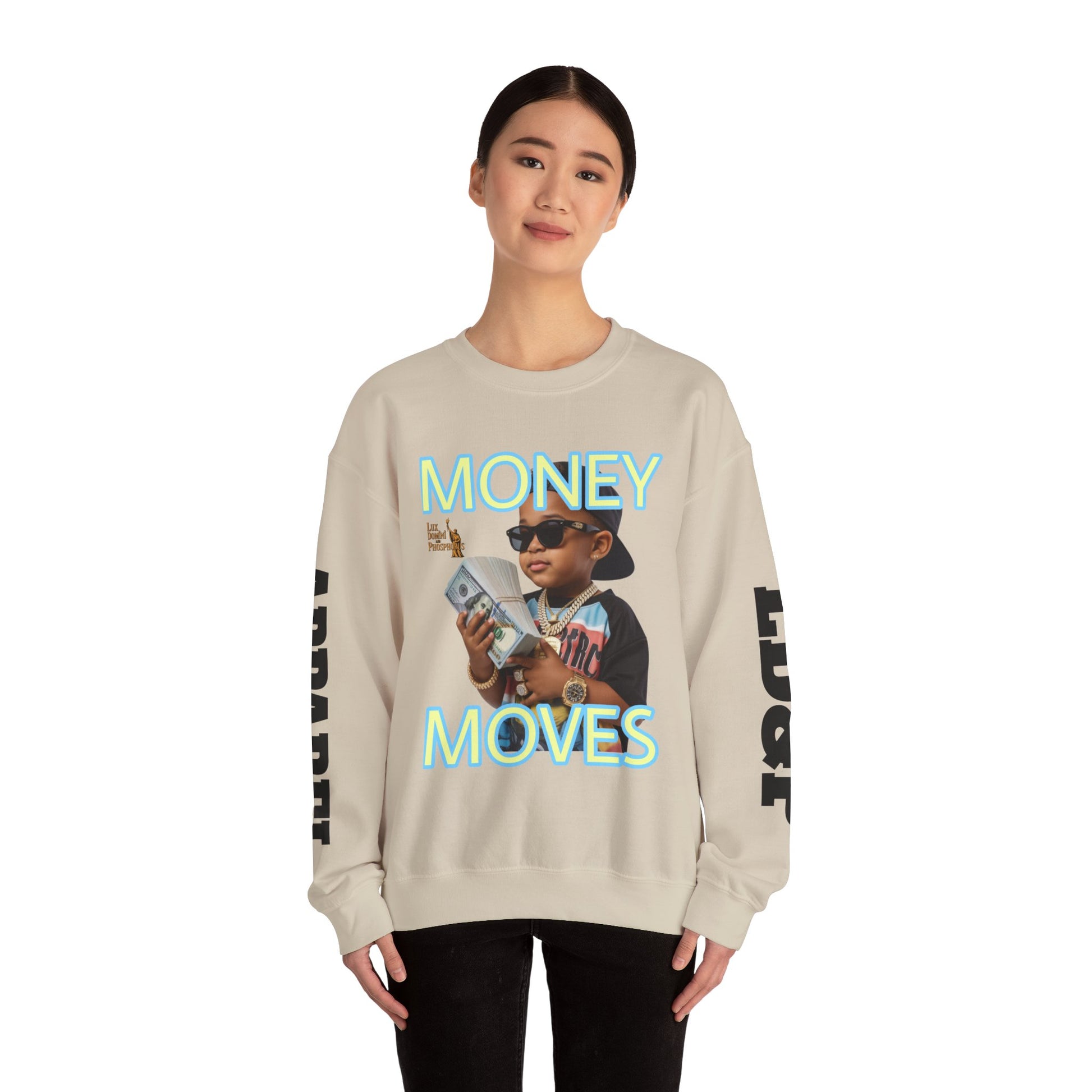 Money Moves Unisex Sweatshirt - LD&P APPAREL
