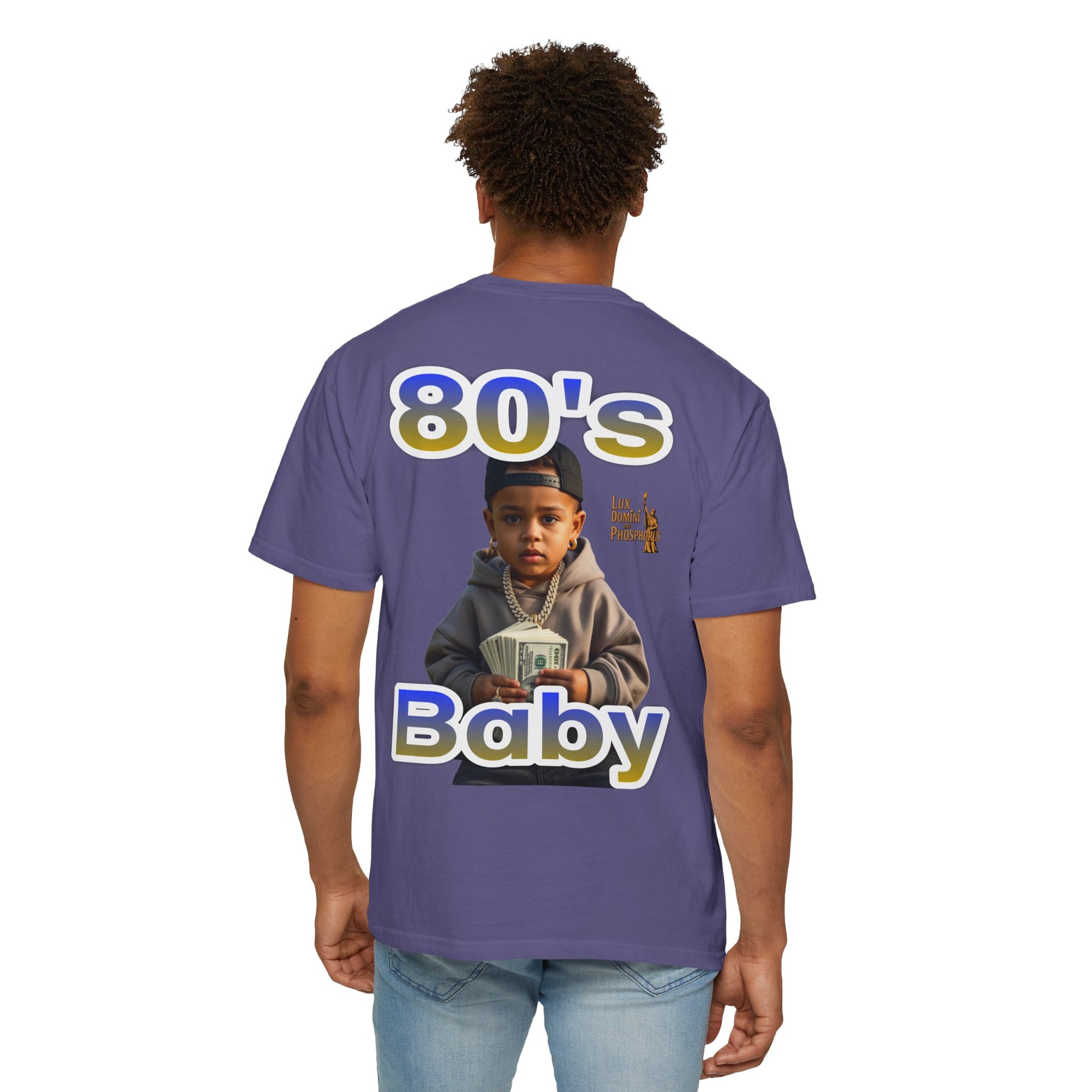 80s Baby Unisex Garment-Dyed T-shirt - LD&P APPAREL