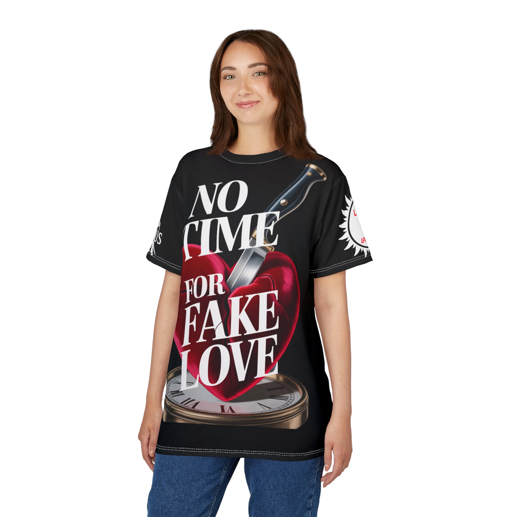 Fake Love Unisex Tee - Lux Domini and Phosphorus LD&P Apparel Design