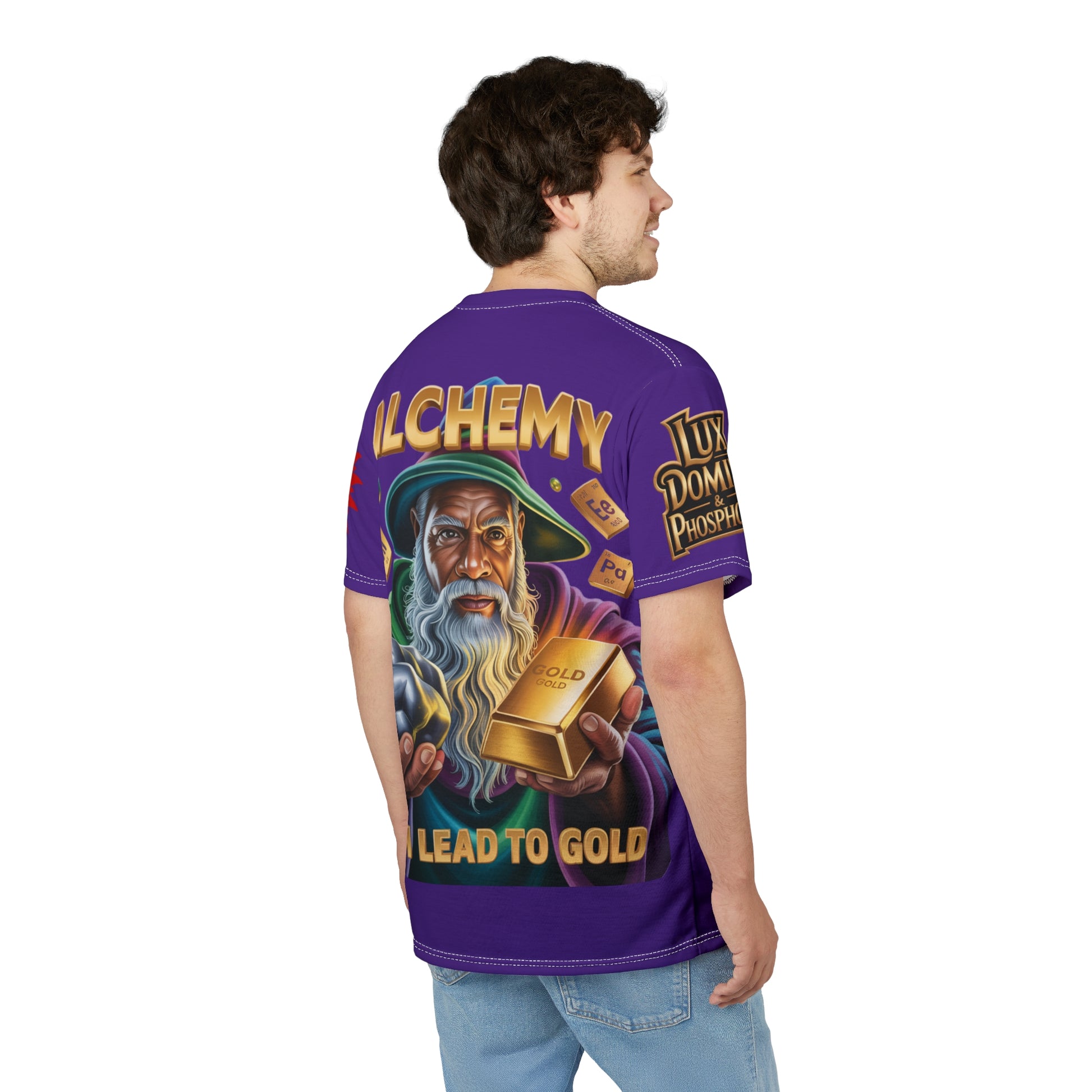 Alchemy Unisex Cut & Sew Tee purple